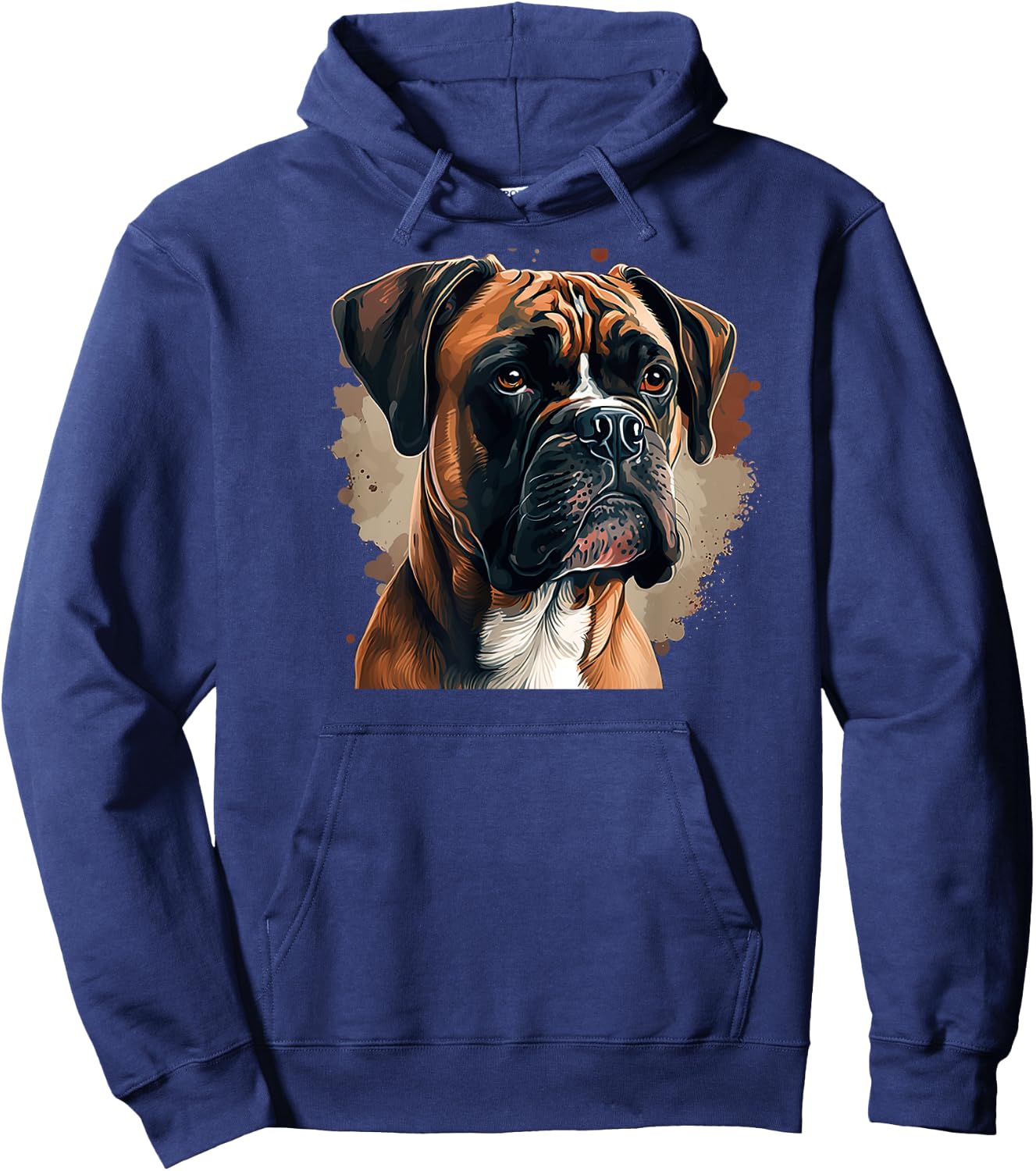 Funny Dog Boxer Hoodie - Hoodie | Navy