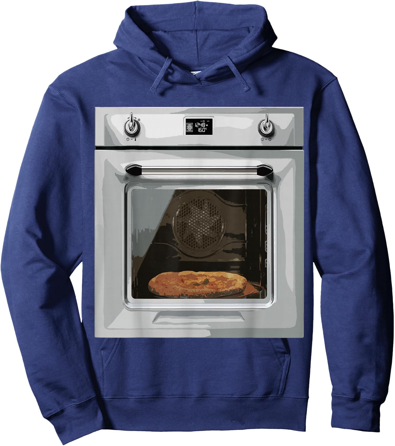 Baking Oven Costume Funny Halloween Silvester Hot Furnace Hoodie - Hoodie | Navy