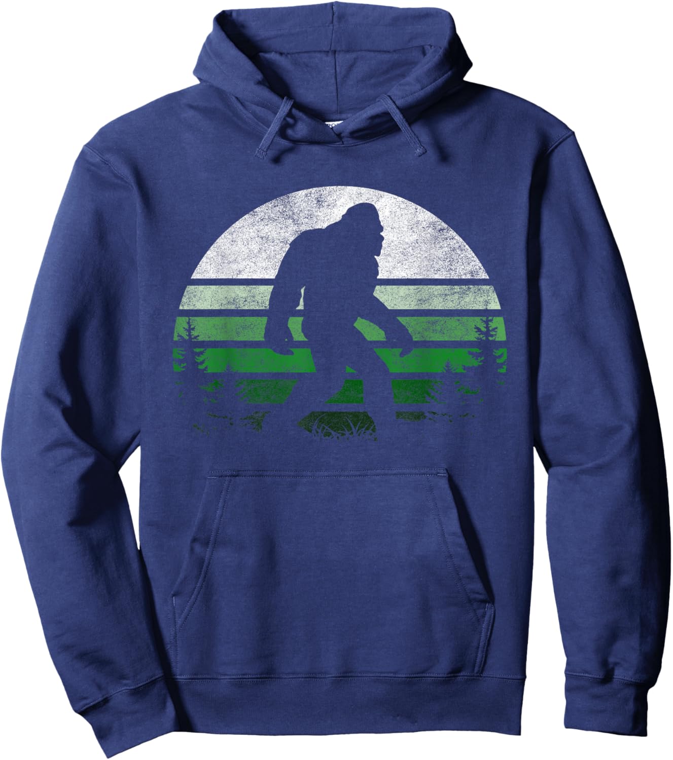 Bigfoot Retro Vintage St Patricks Sasquatch Lovers Men Women Hoodie - Hoodie | Navy