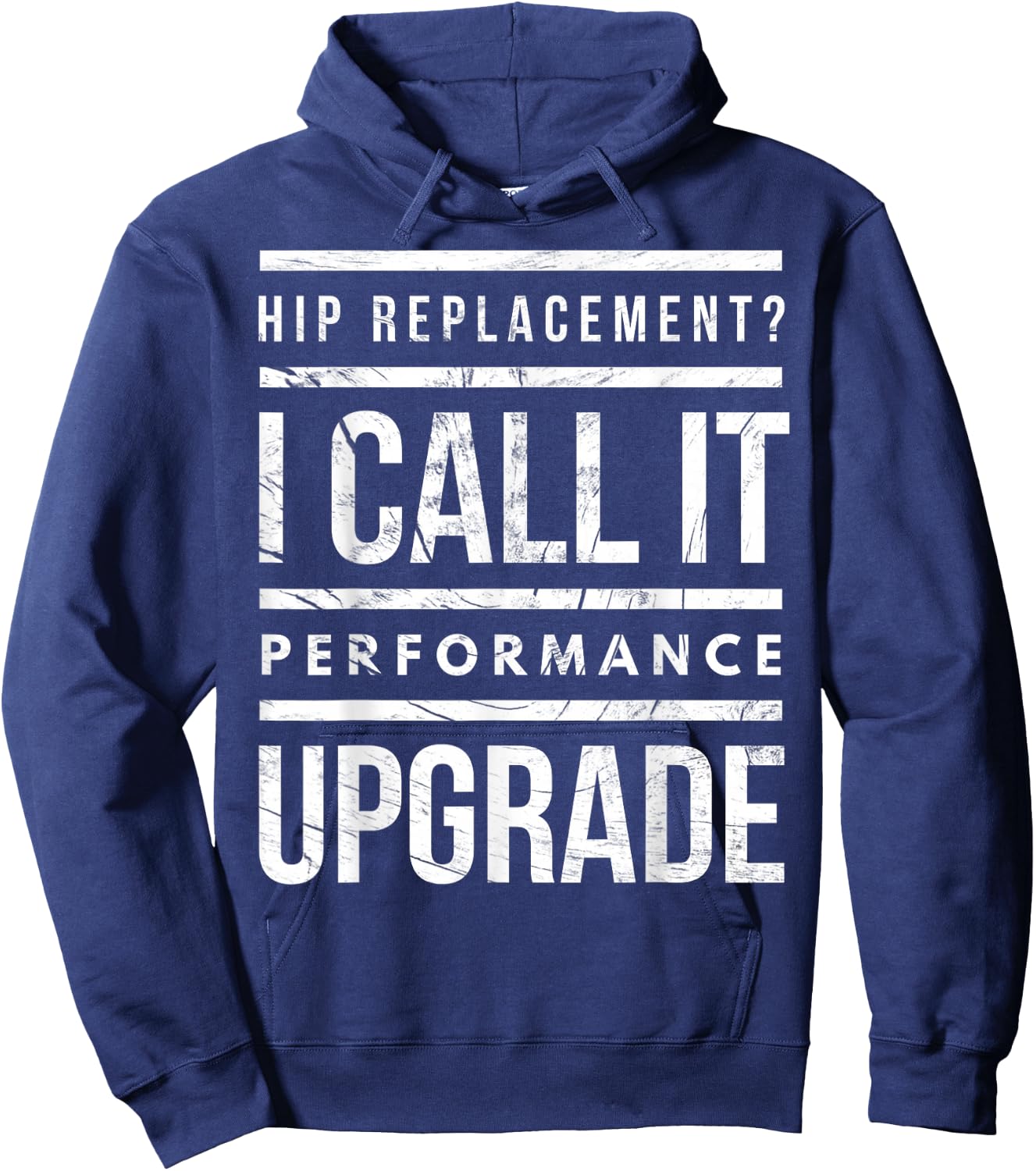Funny Post Surgery Gag Gifts Get Well Soon Hip Replacement Hoodie - Hoodie | Navy