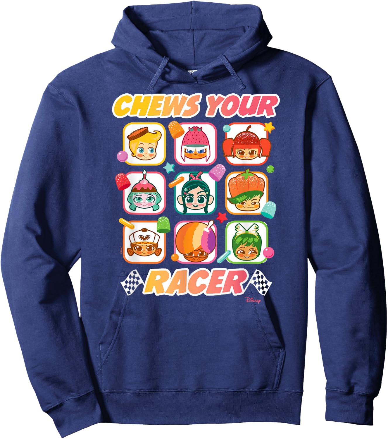 Wreck It Ralph - Sugar Rush Chews Your Racer Hoodie - Hoodie | Navy