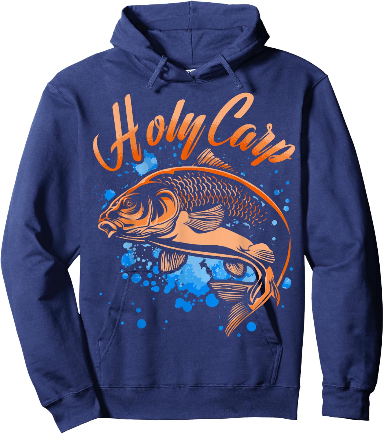 Holy Carp fishers fisherman Hoodie - Hoodie | Navy