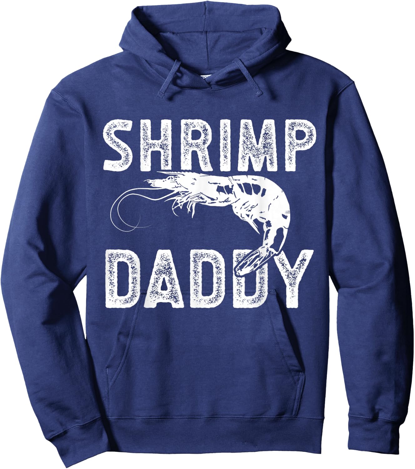 Vintage Shrimp Daddy Hoodie - Hoodie | Navy