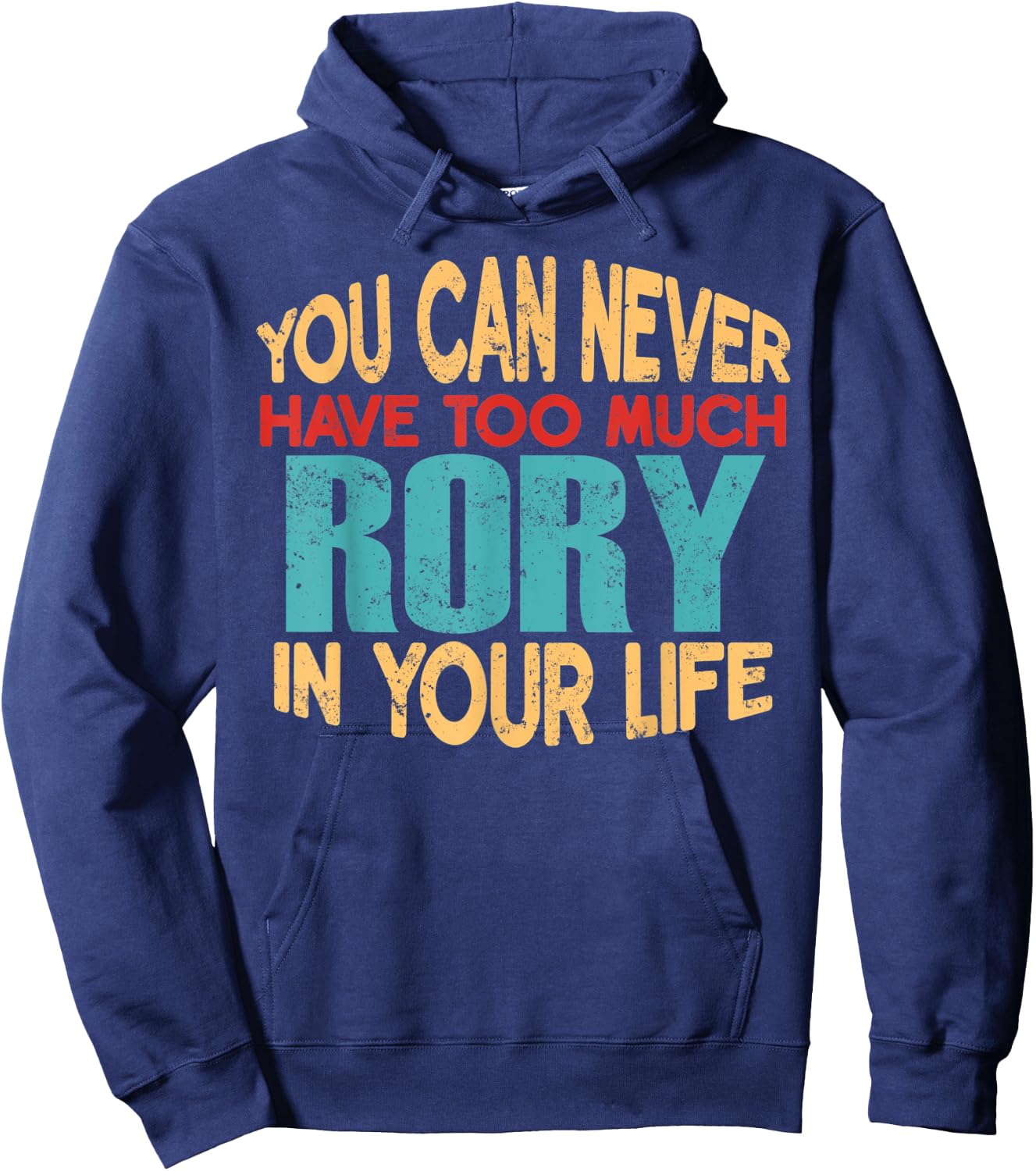 Funny Rory Personalized First Name Joke Item Hoodie - Hoodie | Navy