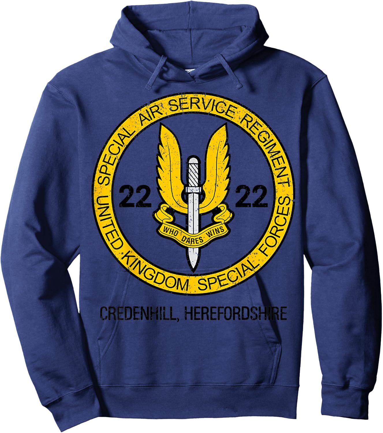 Vintage Mod 30 SAS Special Air Service Hoodie - Hoodie | Navy