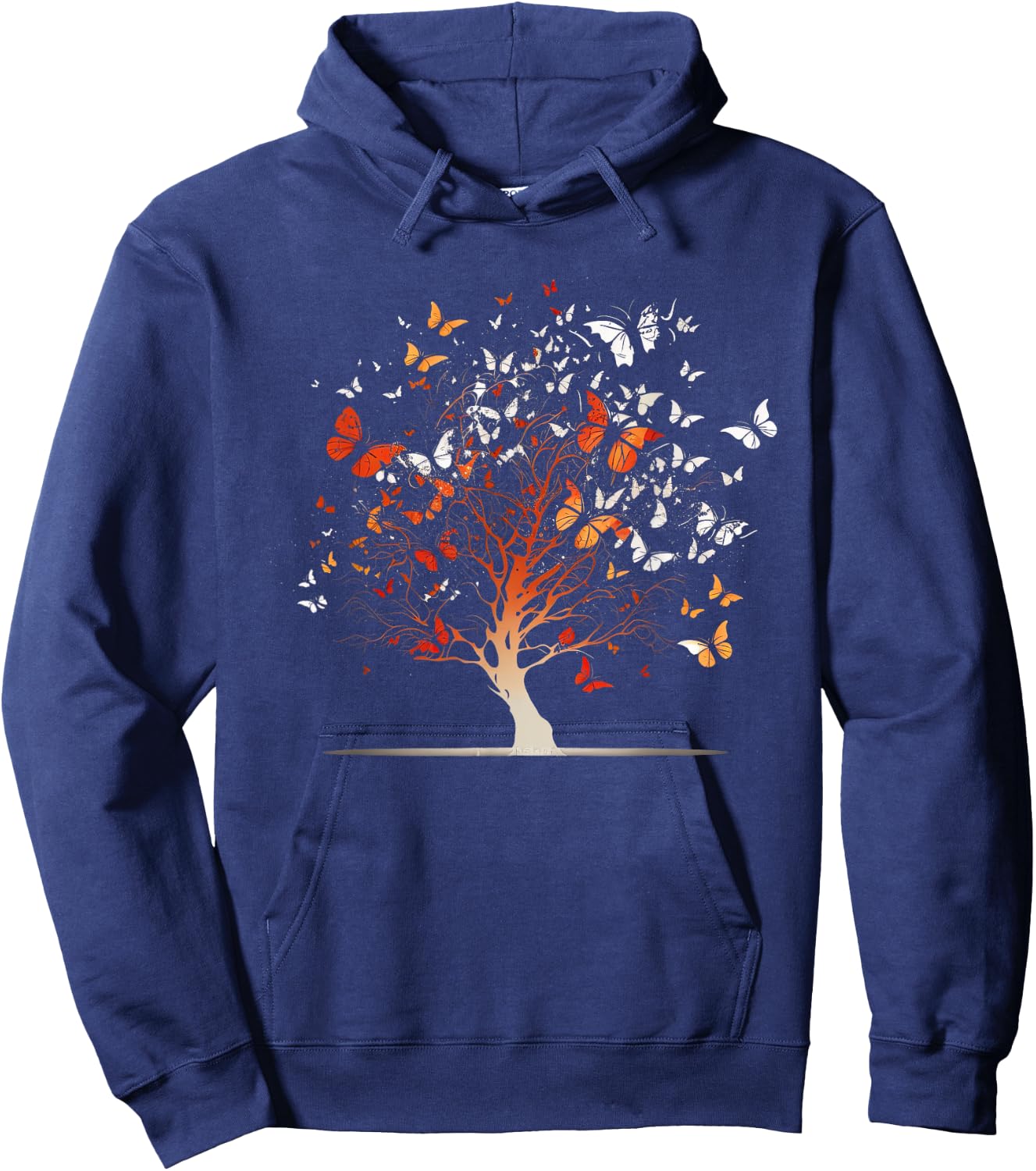 Butterfly Tree funny butterfly Hoodie - Hoodie | Navy