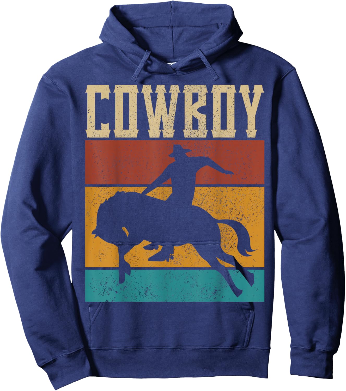 Western Outfits Nashville Men Boys Kids Country Rodeo Cowboy Hoodie - Hoodie | Navy