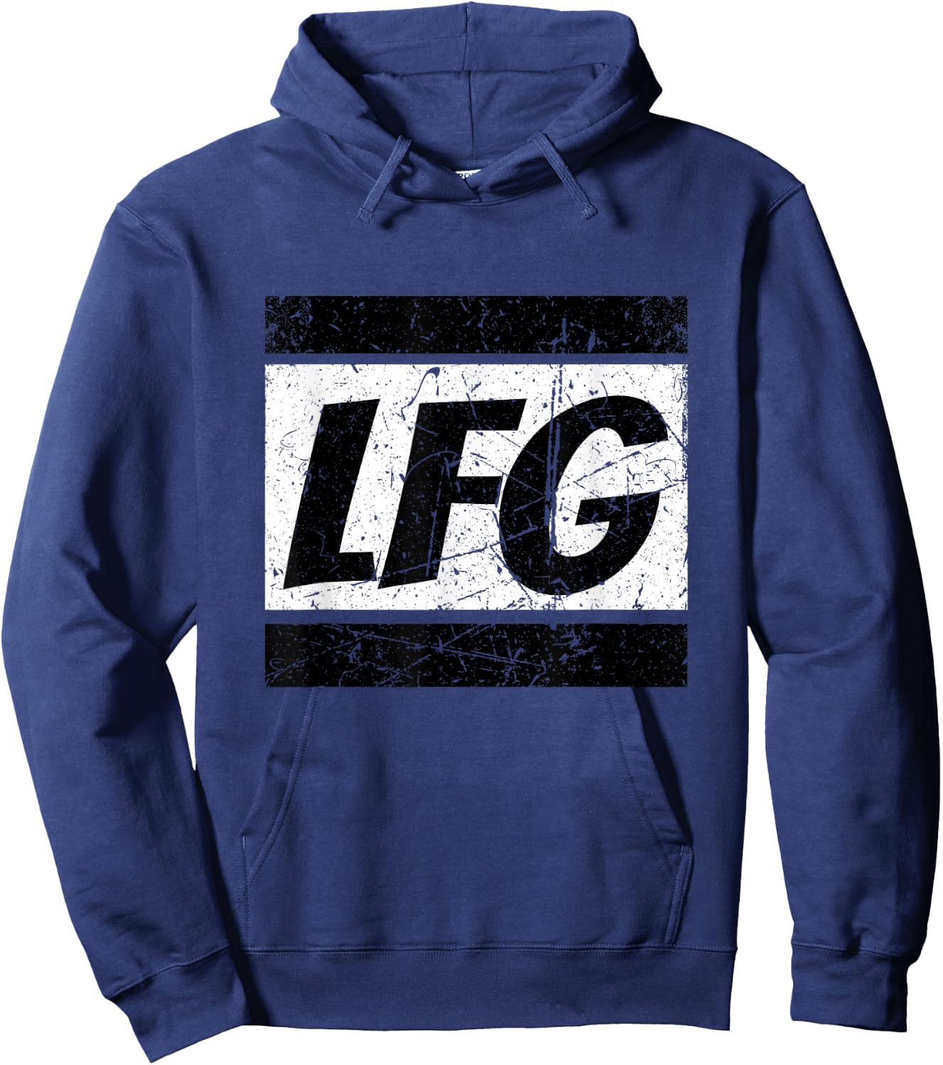 Retro LFG USA Soccer Equal Pay Soccer Girls Hoodie - Hoodie | Navy