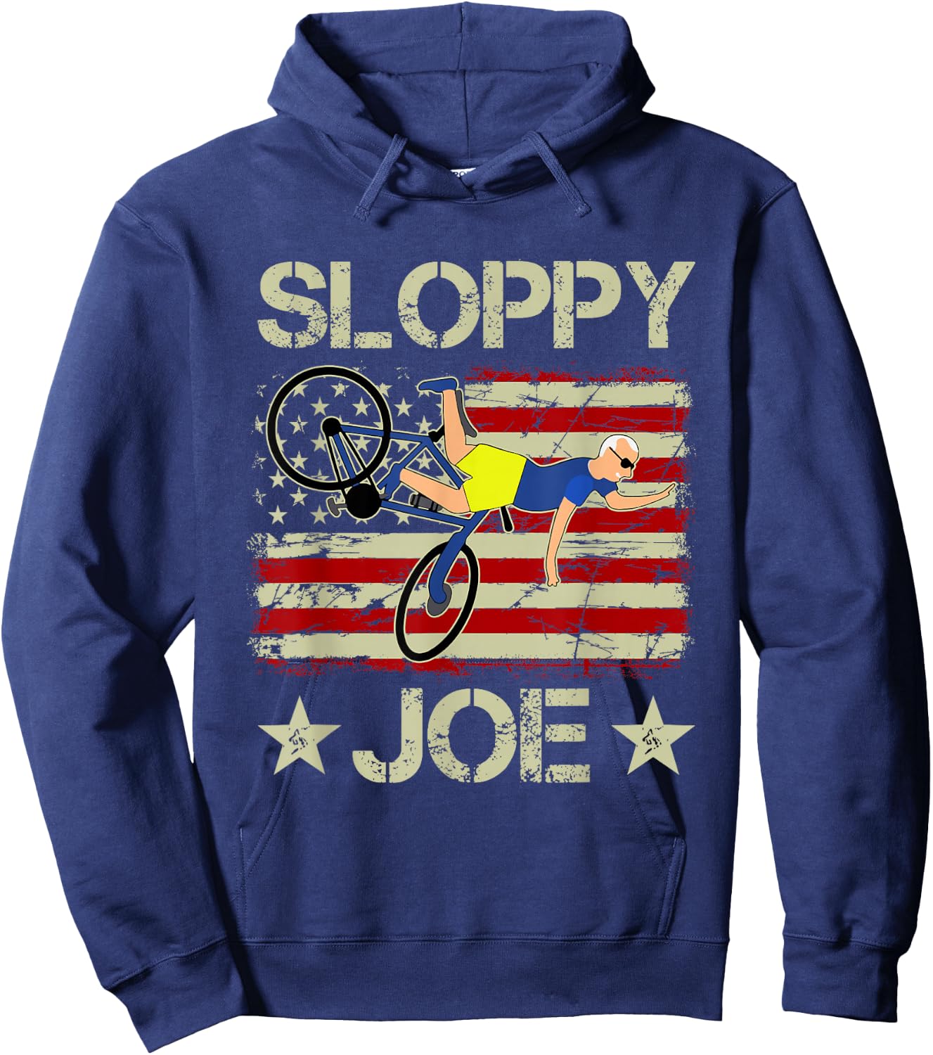 Sloppy Joe Bicycle Funny Sarcastic Women Hoodie - Hoodie | Navy