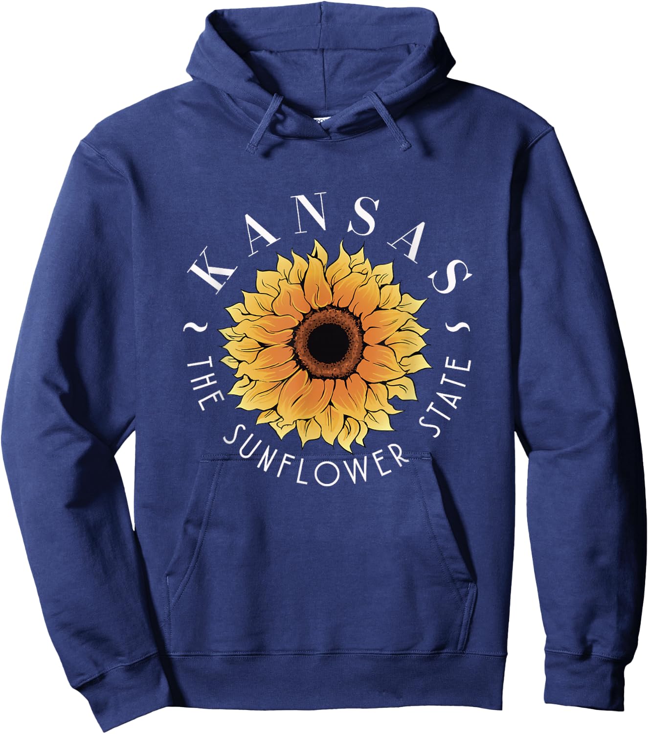 Kansas The Sunflower State | America USA | Kansasian Hoodie - Hoodie | Navy