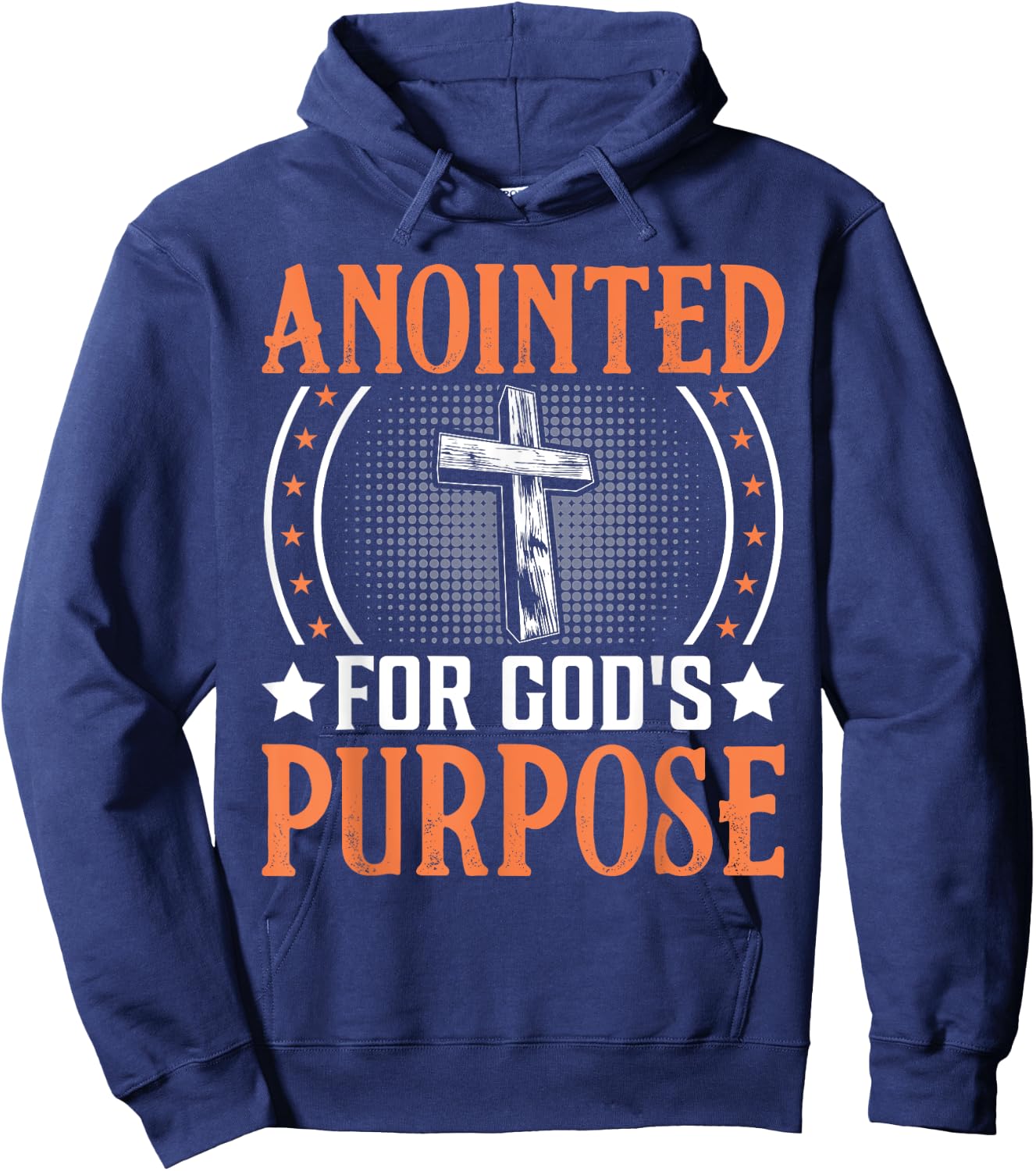 Anointed For God's Purpose I Jesus Hoodie - Hoodie | Navy