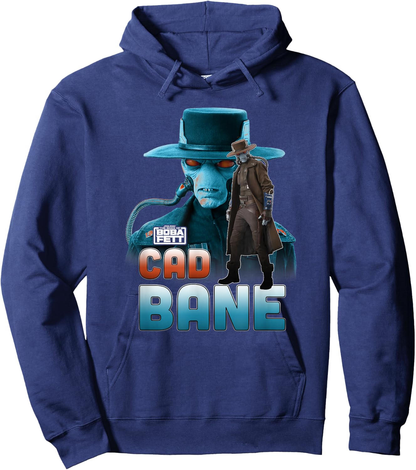 Star Wars The Book Of Boba Fett Cad Bane Character poster Hoodie - Hoodie | Navy