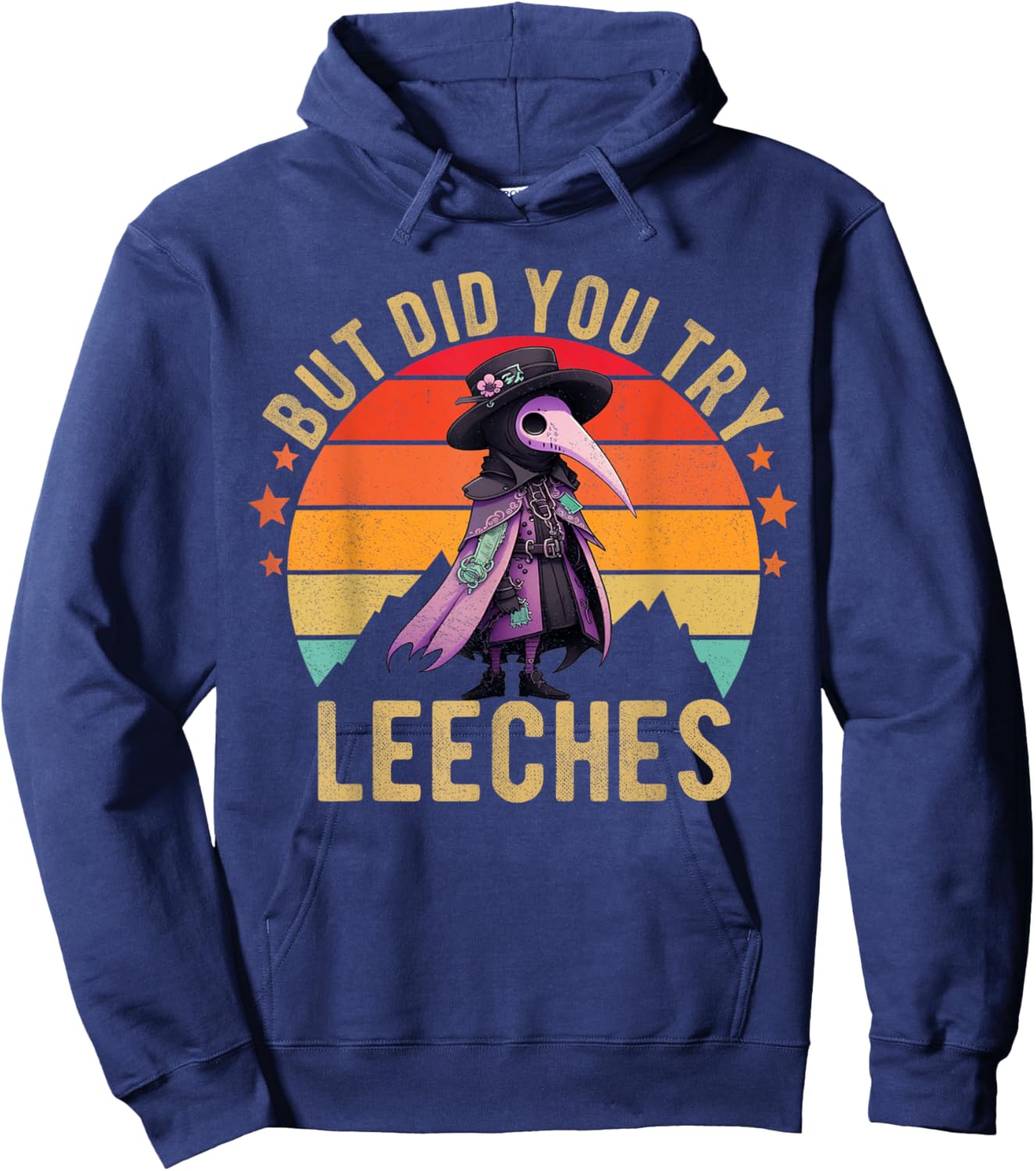 But did you try Leeches Plague Doctor Mask Kawaii Menhera Hoodie - Hoodie | Navy