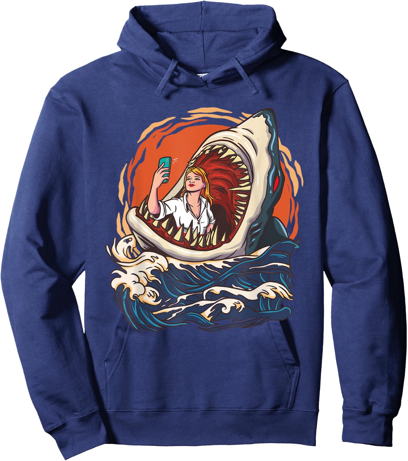 Shark Hoodie - Hoodie | Navy