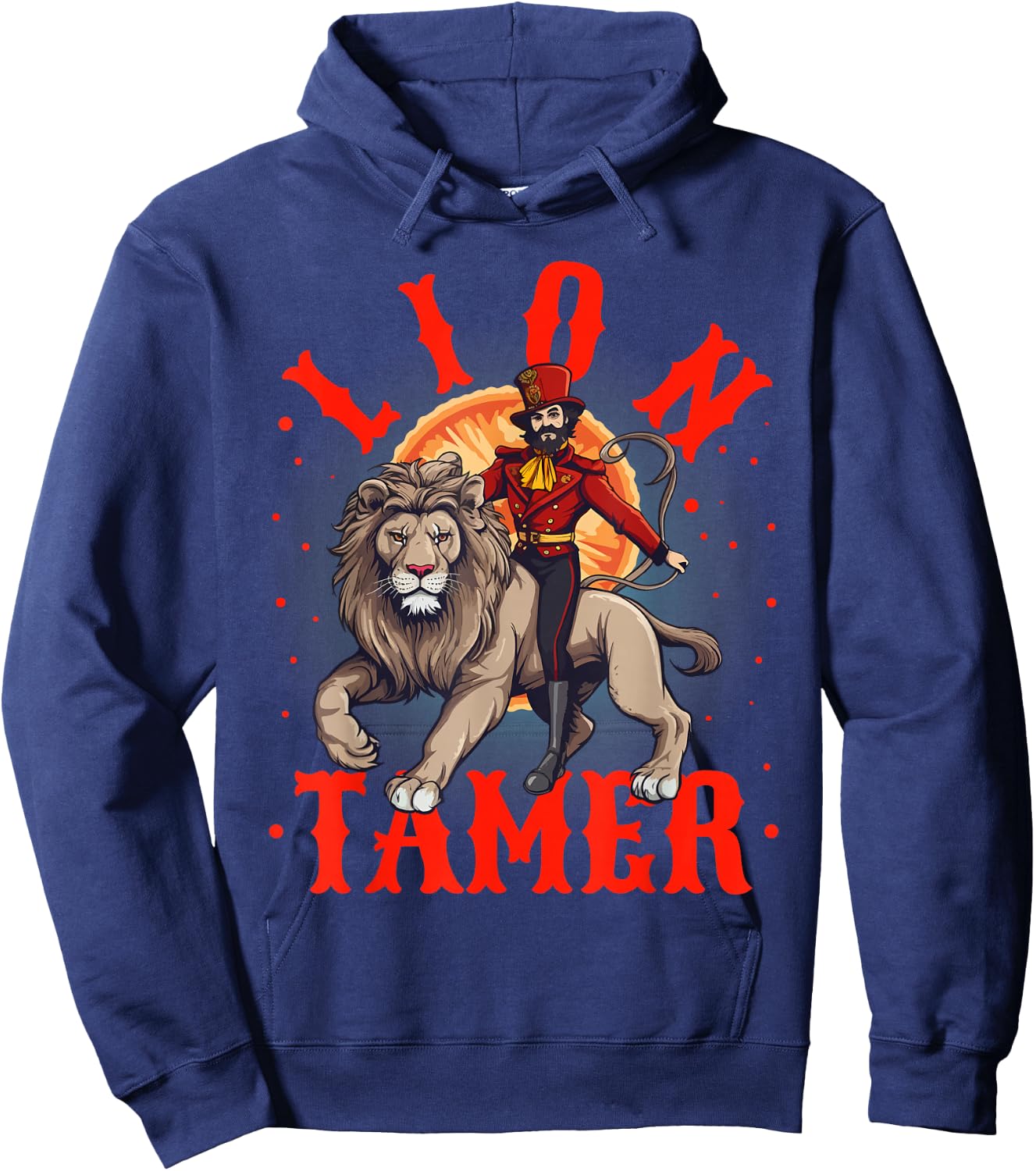 Lion Tamer Costume Ringmaster Costume Halloween Hoodie - Hoodie | Navy