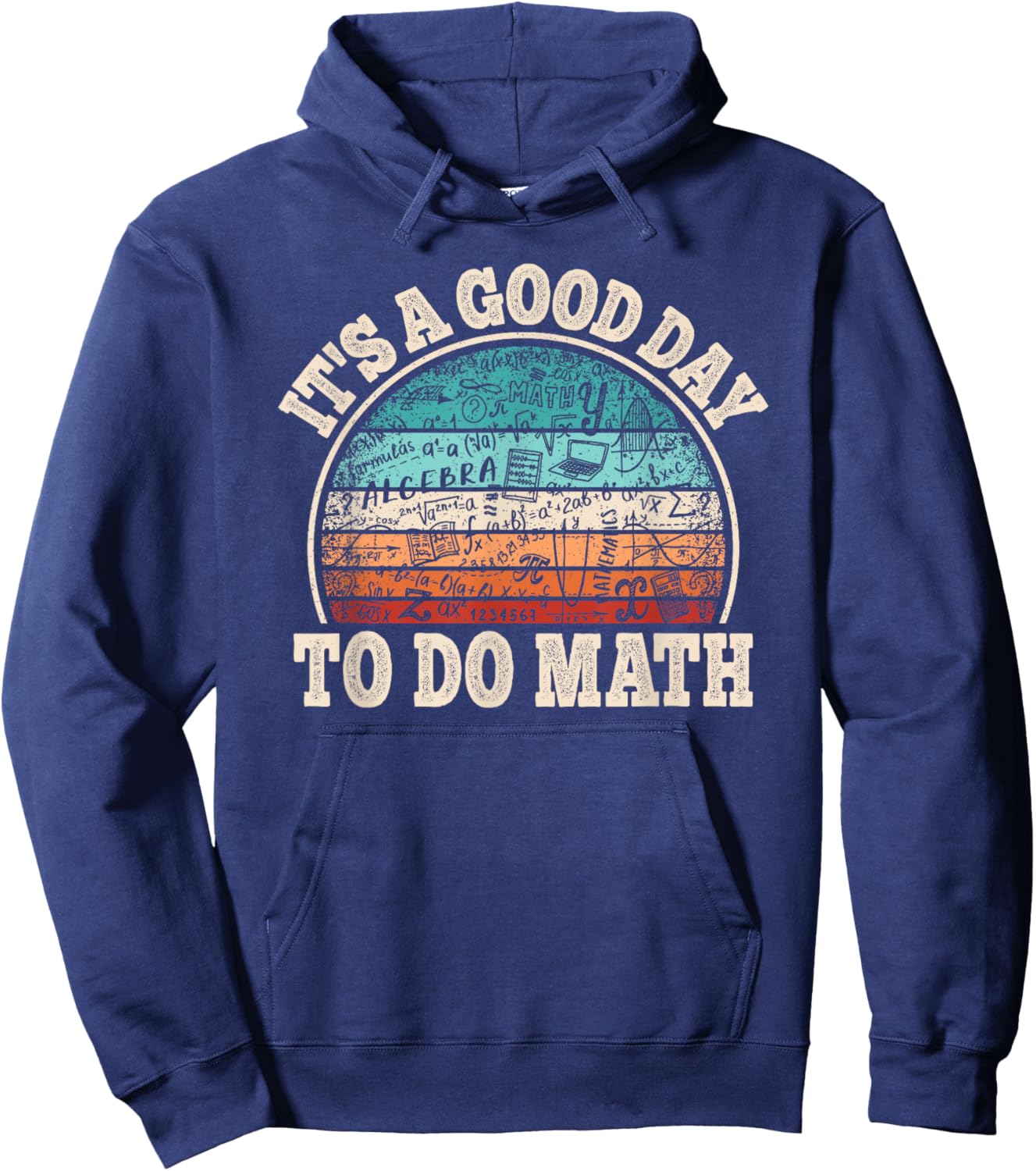 Funny Math Teacher Student Mathematics Professor Engineer Hoodie - Hoodie | Navy
