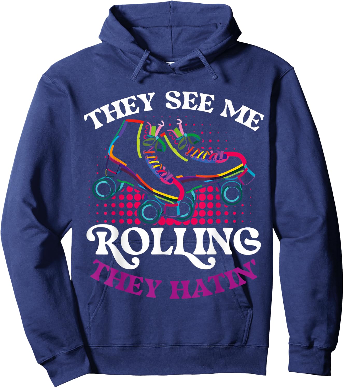 They See Me Rolling They Hatin Hoodie - Hoodie | Navy