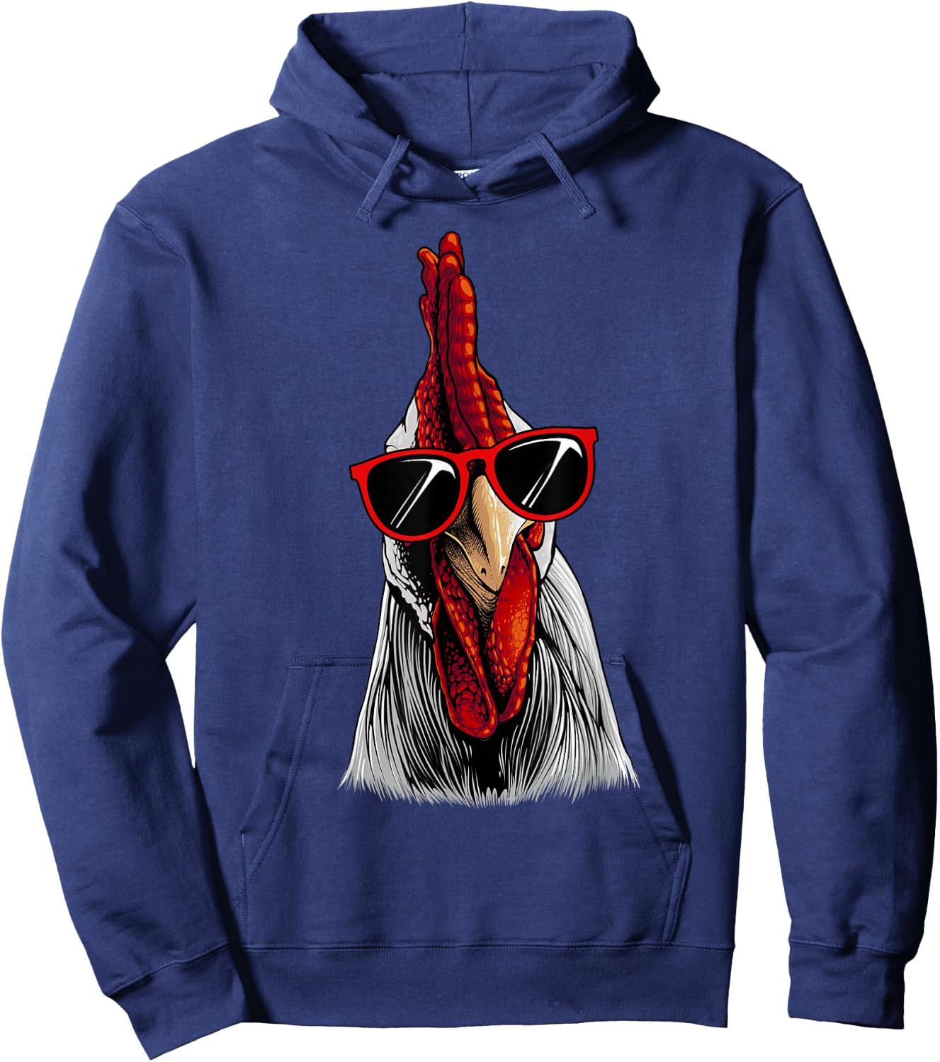 Funny Chicken Design Women Rooster Chicken Lovers Hoodie - Hoodie | Navy