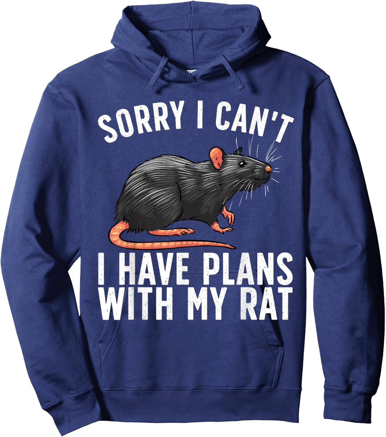 Funny Rat Lover Design Women Mouse Rat Animal Lovers Hoodie - Hoodie | Navy