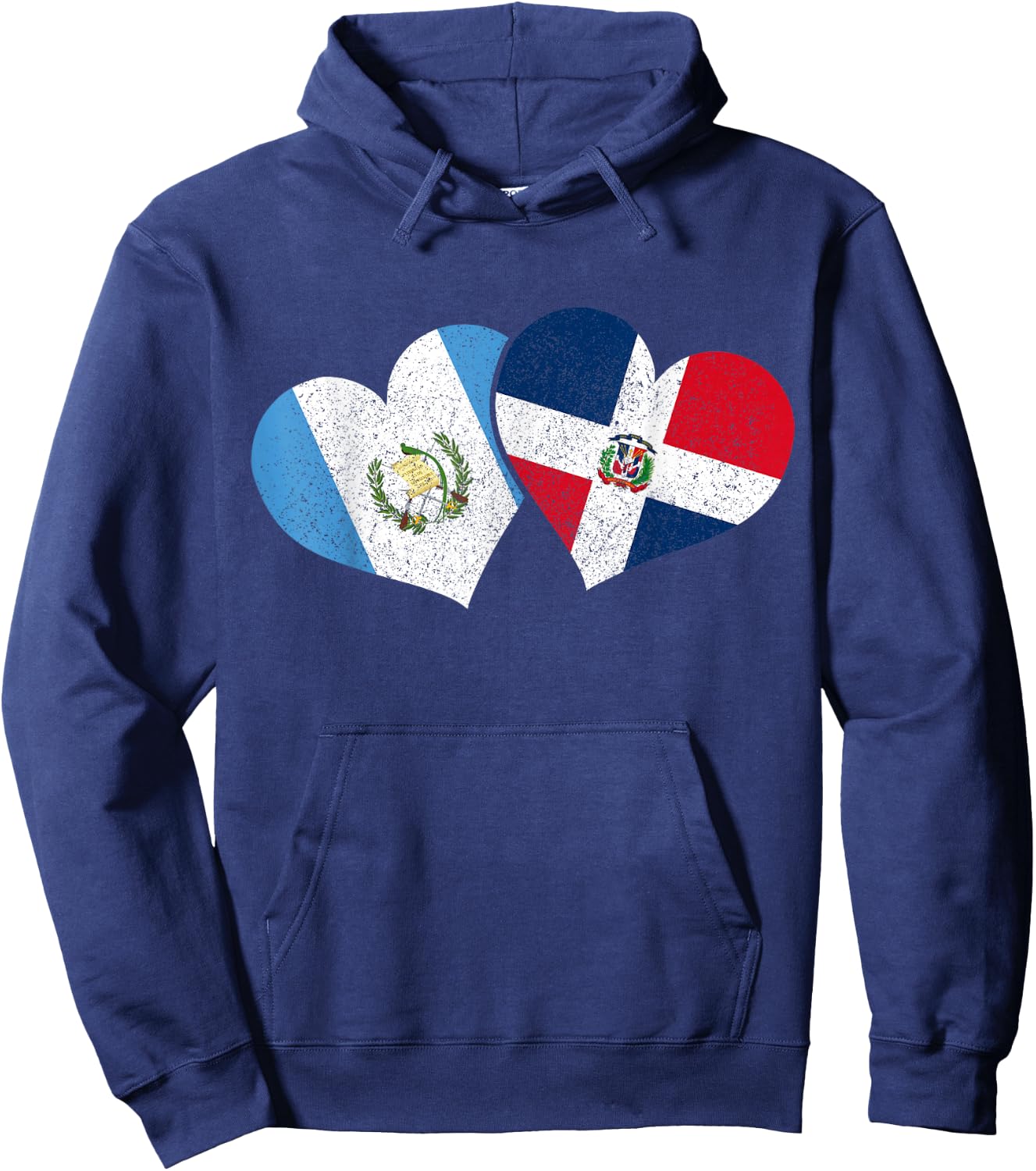 Guatemala Dominican Republic Guatemalan Flag Pride Heritage Hoodie - Hoodie | Navy