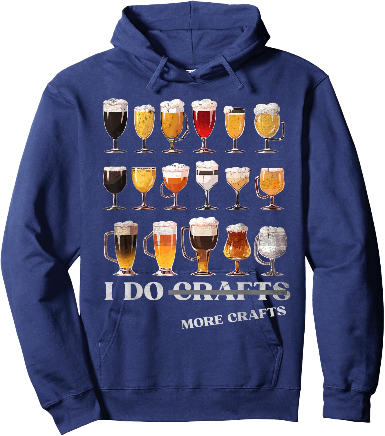 Craft Beer Vintage - I Do More Crafts Home Brew Costume Hoodie - Hoodie | Navy