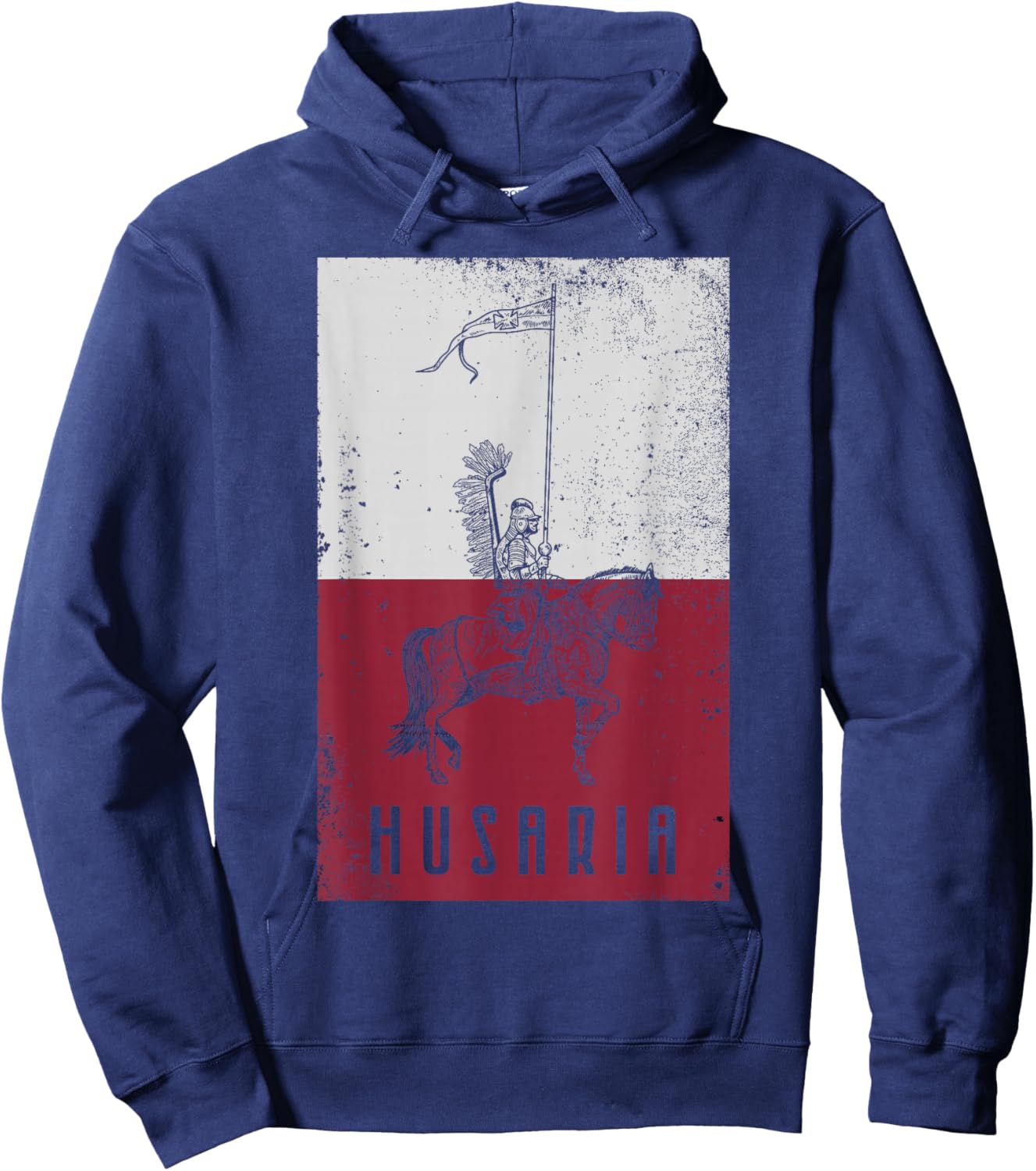 Poland husaria Polish winged hussars military Polska Krakow Hoodie - Hoodie | Navy