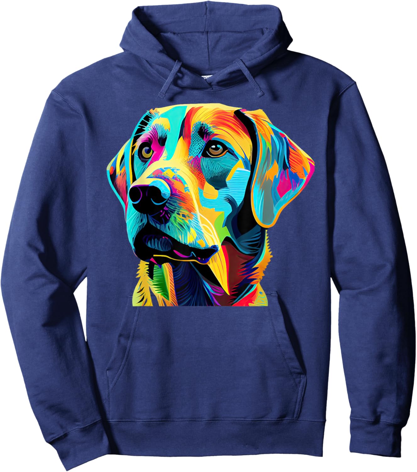 Labrador Retriever Lovers Pop Art Labrador Retriever Hoodie - Hoodie | Navy