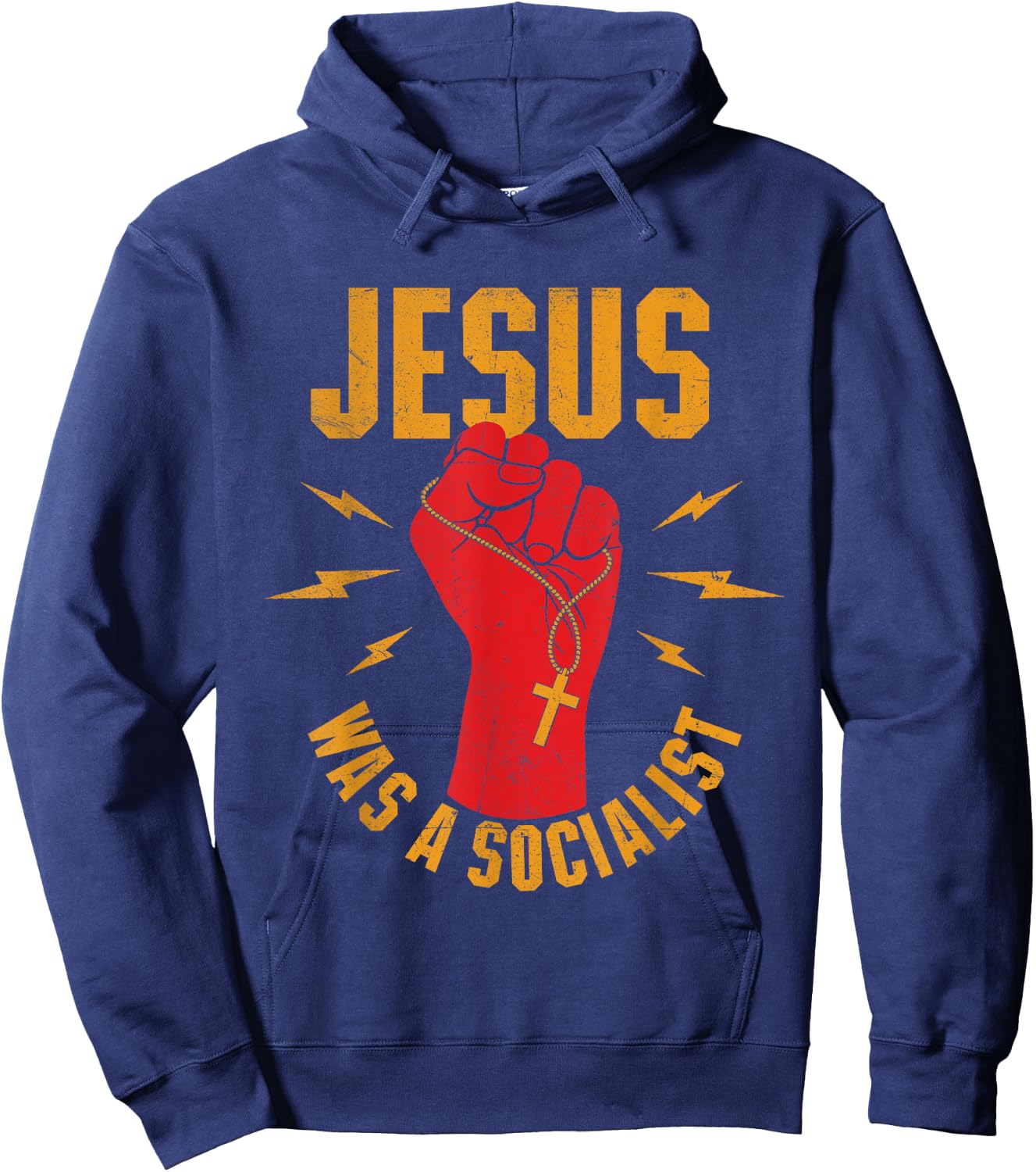 Jesus Was A Socialist - Christian Faith Jesus Christ Hoodie - Hoodie | Navy