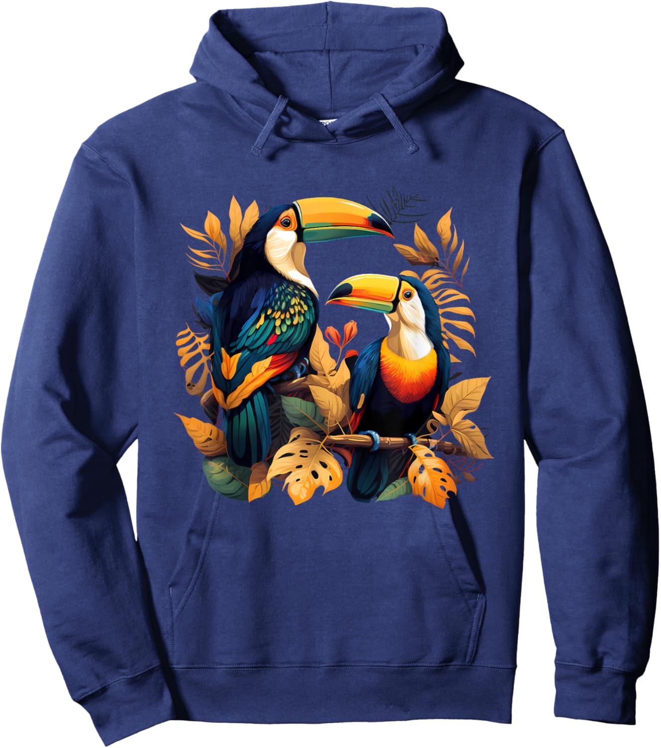 Toucan Birds Design Animal Jungle Lovers Men Women Kids Hoodie - Hoodie | Navy
