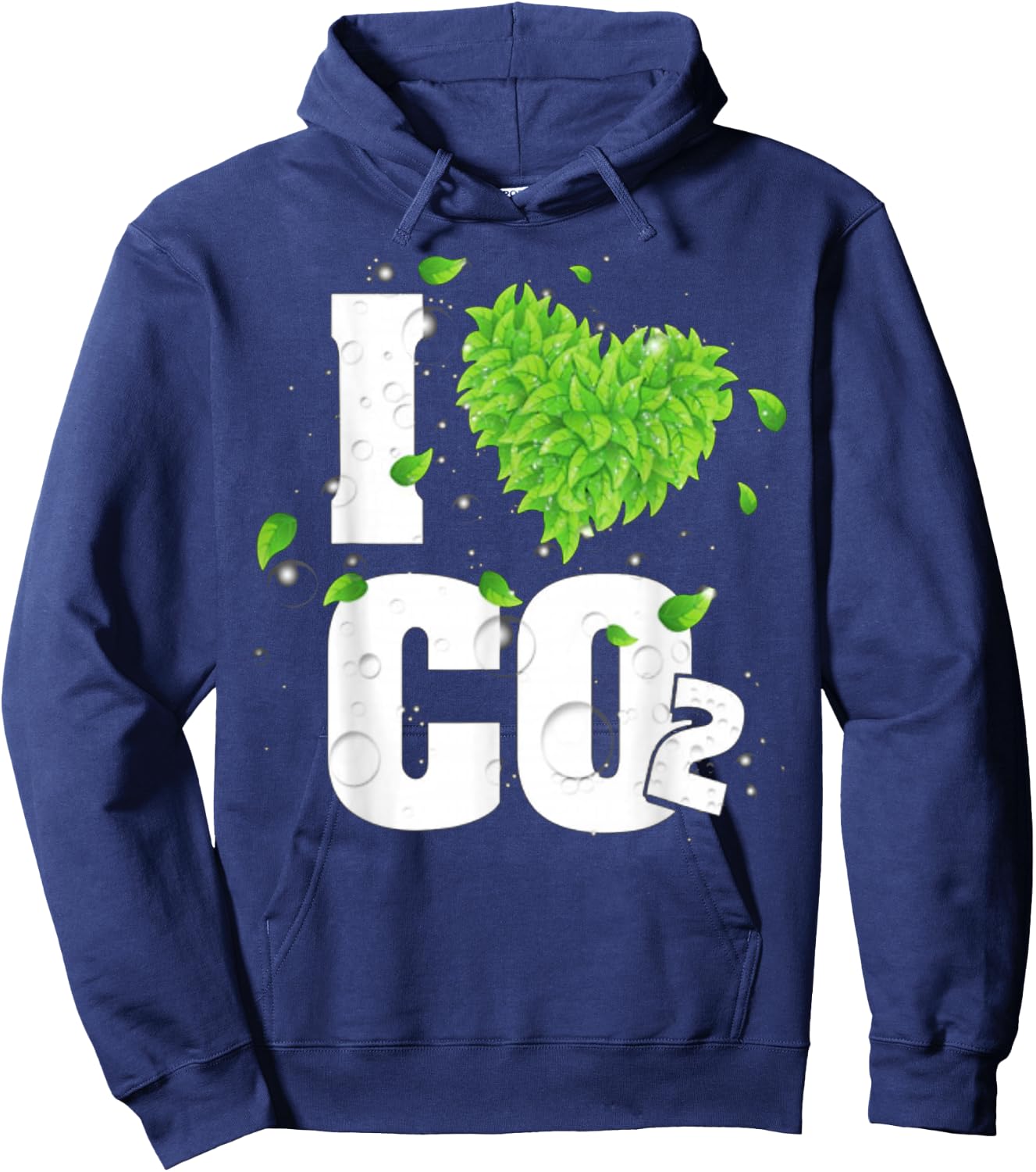 I Love Co2 Air for Plants Carbon Dioxide Hoodie - Hoodie | Navy