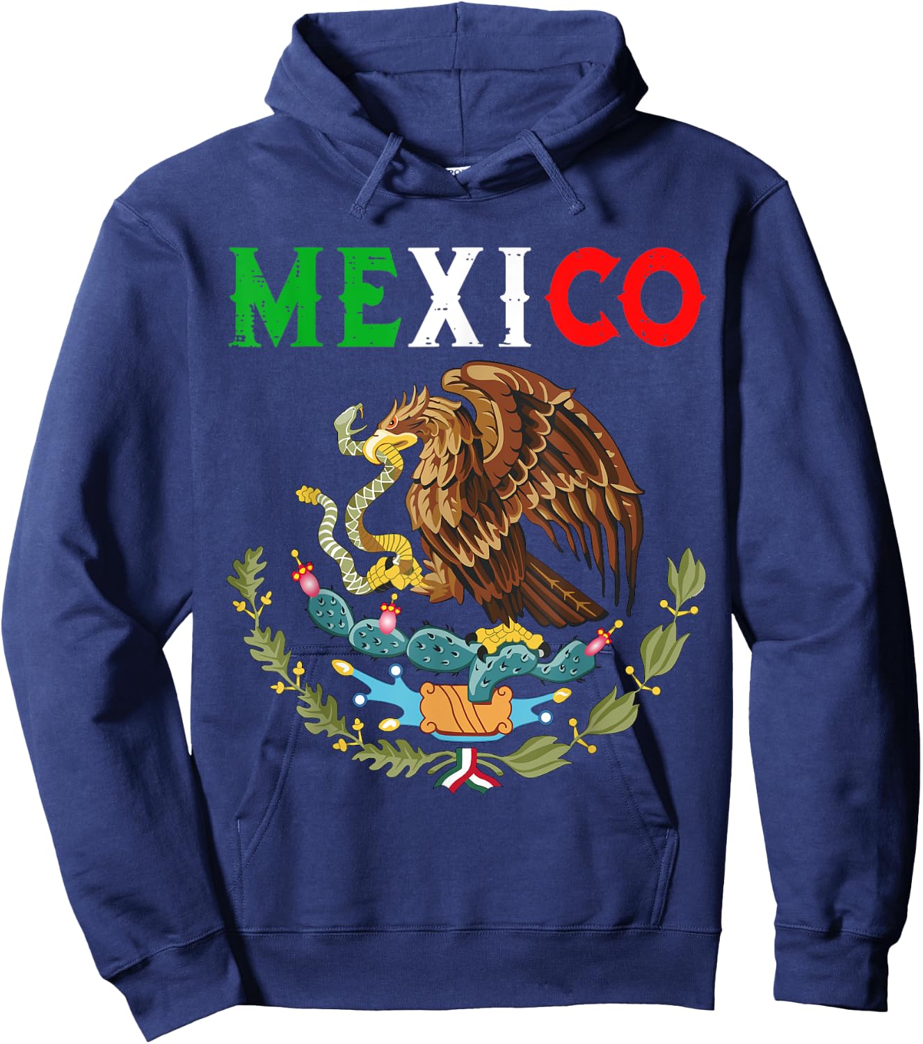 Independence Mexican Day Mexico Eagle Mexico Viva Mexico Hoodie - Hoodie | Navy