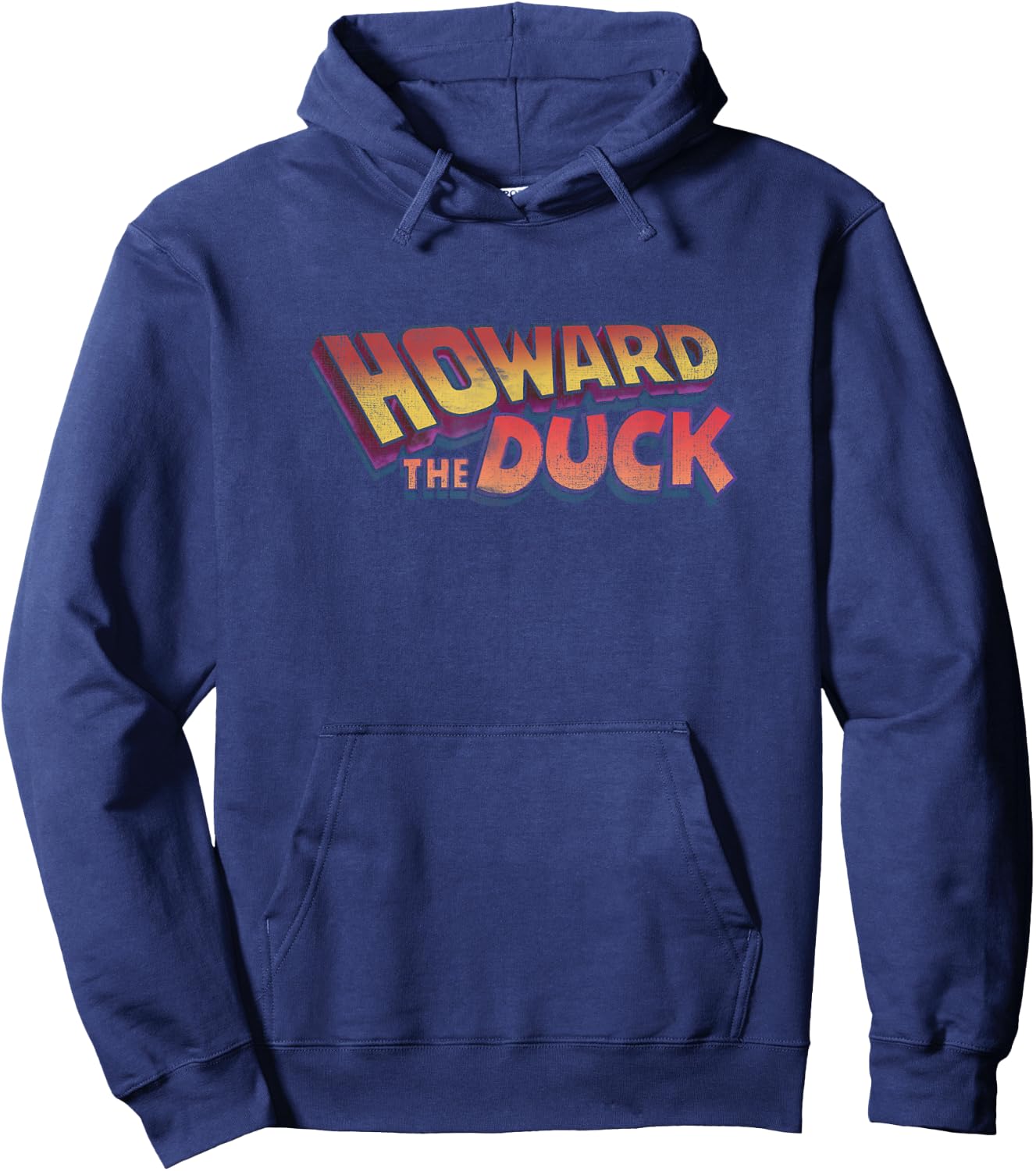 Marvel Comics Retro Classic Howard The Duck Vintage Logo Hoodie - Hoodie | Navy