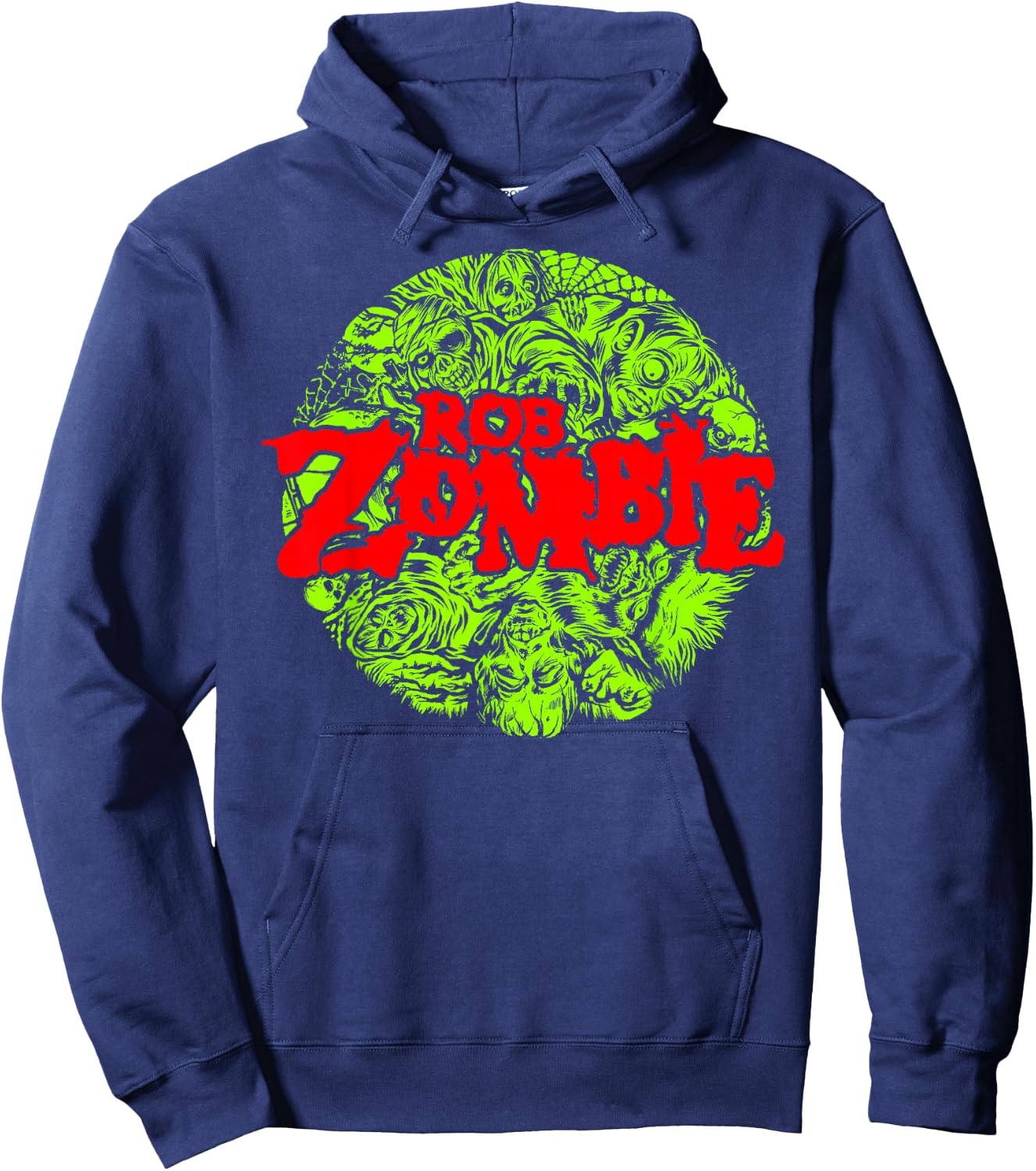 Rob Zombie – Monster Circle Hoodie - Hoodie | Navy