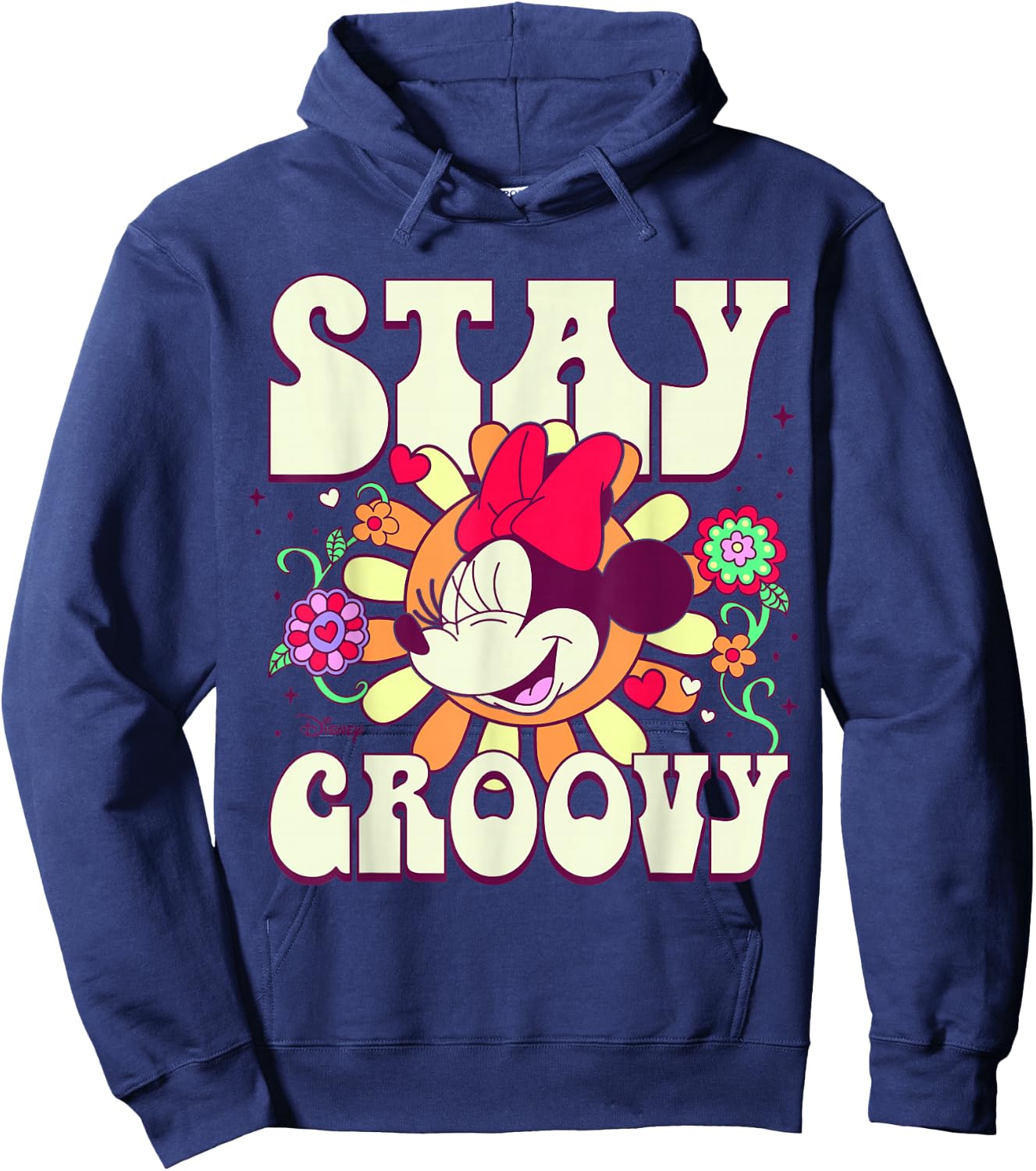 Disney - Minnie Stay Groovy Hoodie - Hoodie | Navy