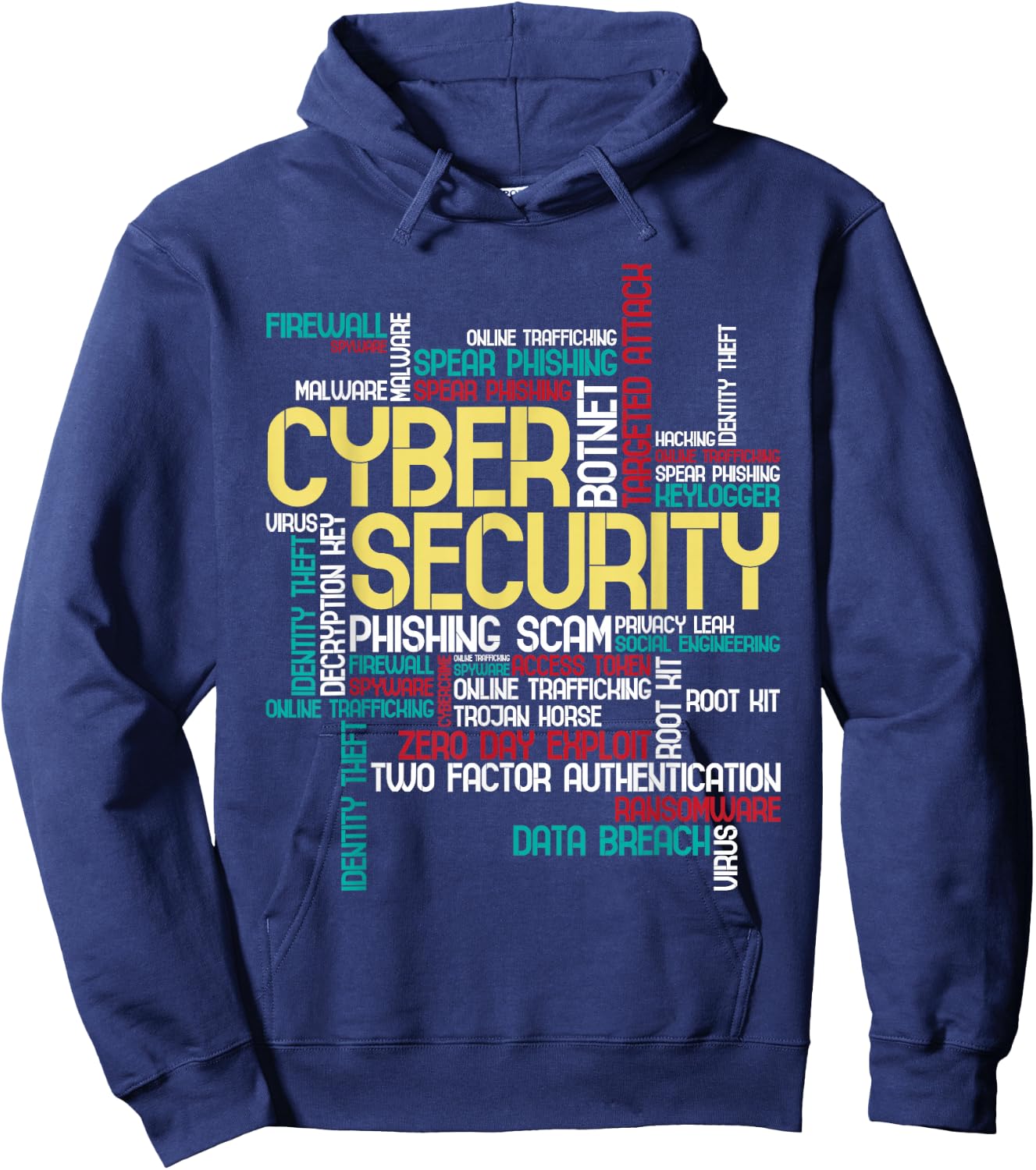 Cyber Security - Hacker IT Analyst Computer Programmer Small Hoodie - Hoodie | Navy