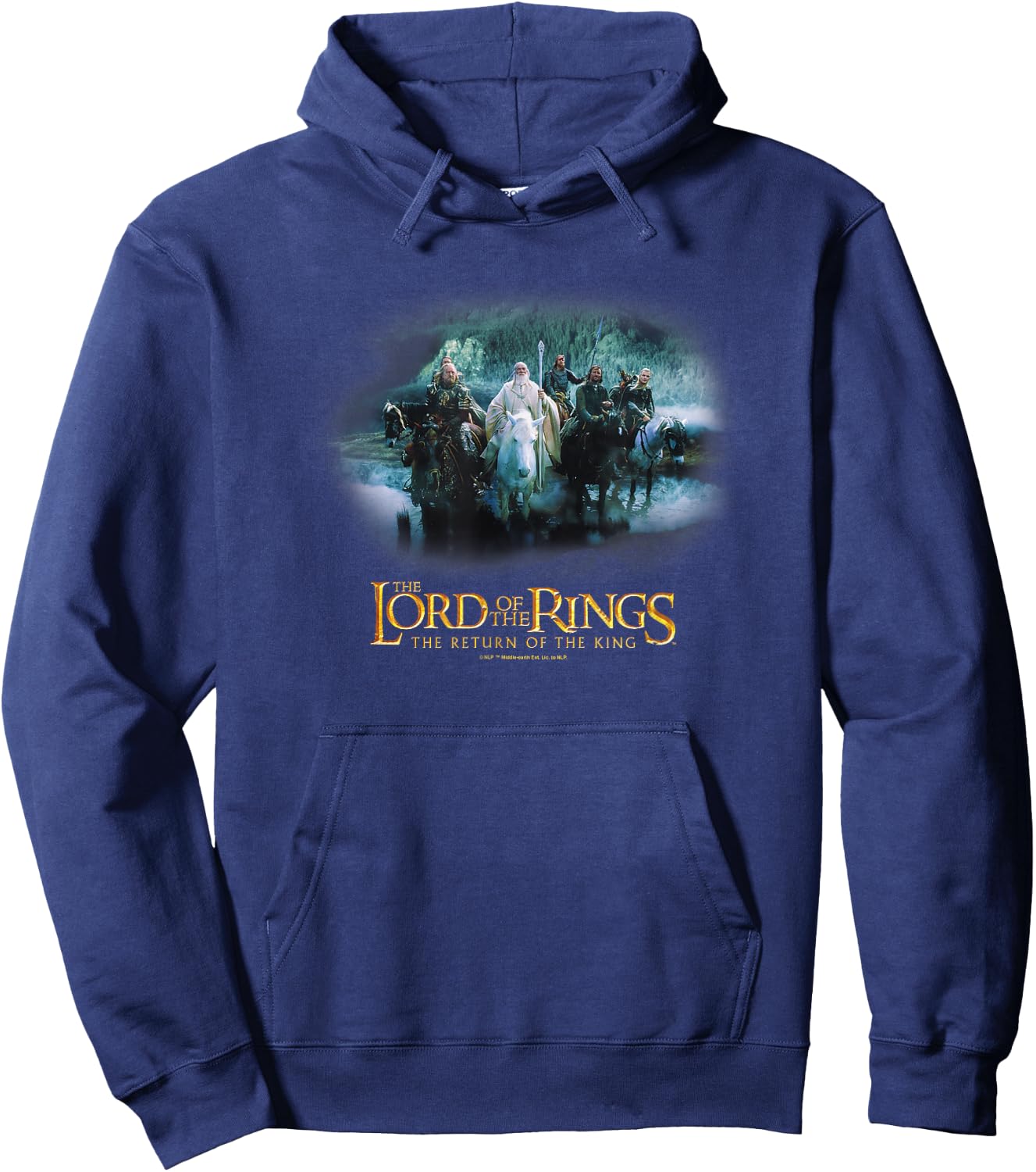 The Lord Of The Rings The Return Of The King Pic Logo Hoodie - Hoodie | Navy