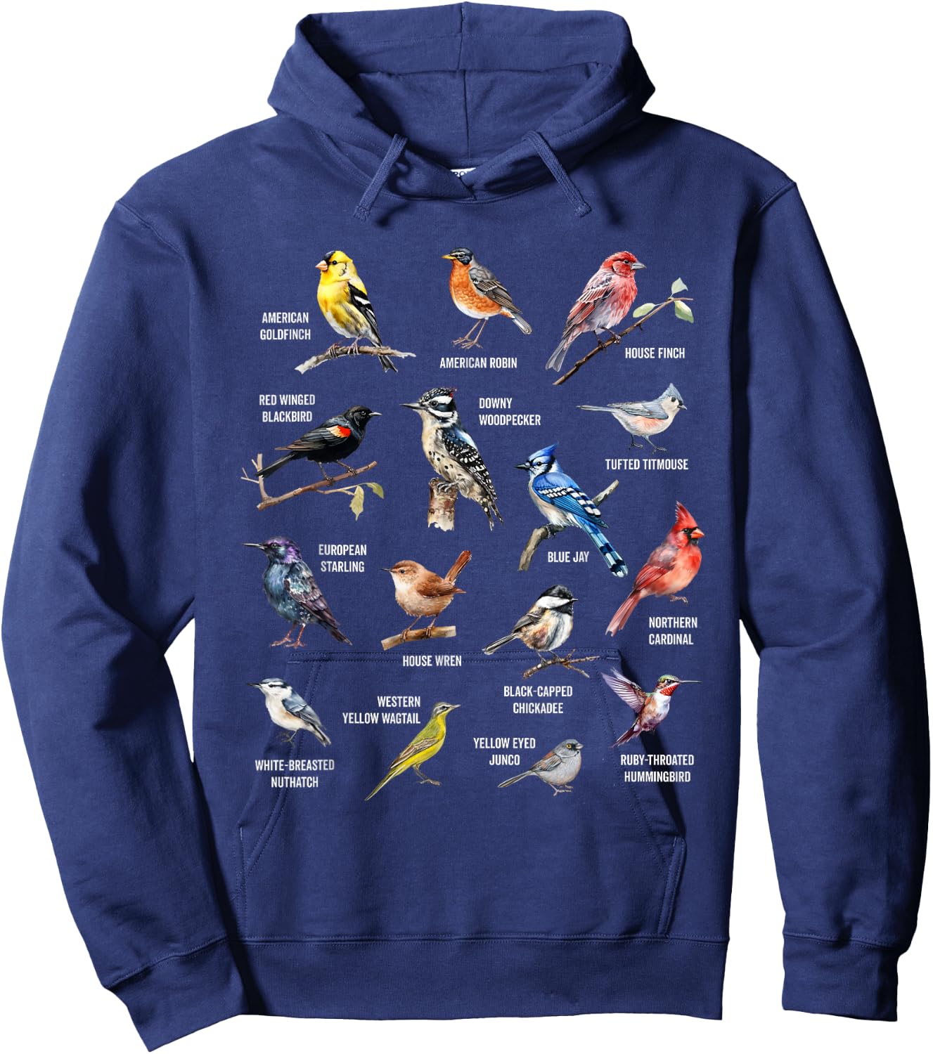 Bird Watching Bird Watcher Bird Lover Birder Birding Nerd Hoodie - Hoodie | Navy