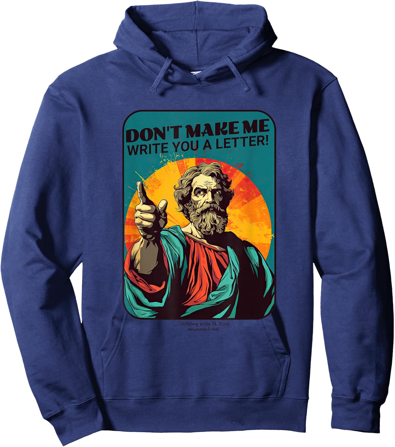 St. Paul Don't Make Me Write You A Letter Hoodie - Hoodie | Navy