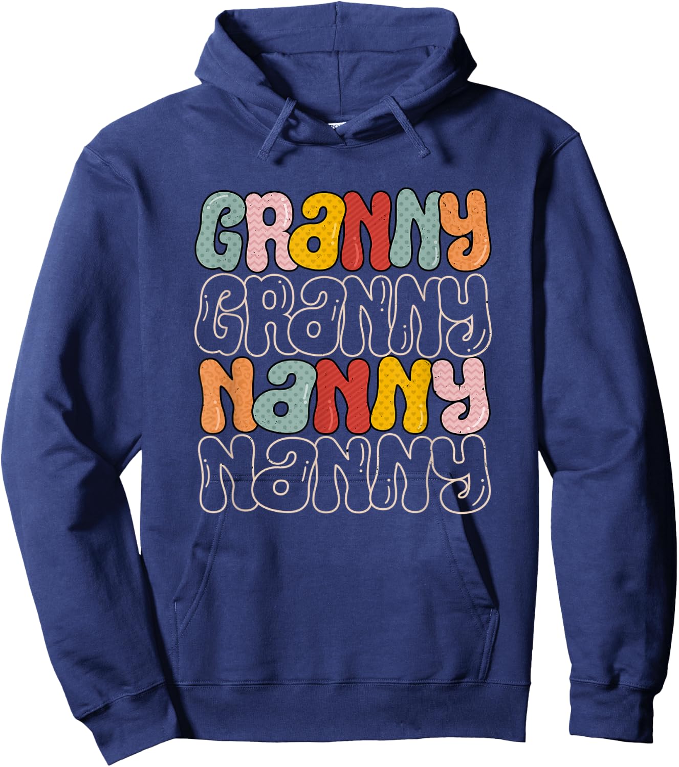 Granny Nanny Babysitter Grandma Babysitting Grandmother Hoodie - Hoodie | Navy