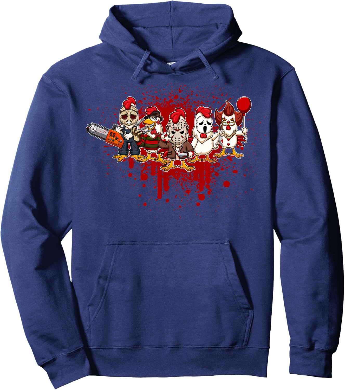 My Little Horror Crew - Halloween Chicken Hoodie - Hoodie | Navy