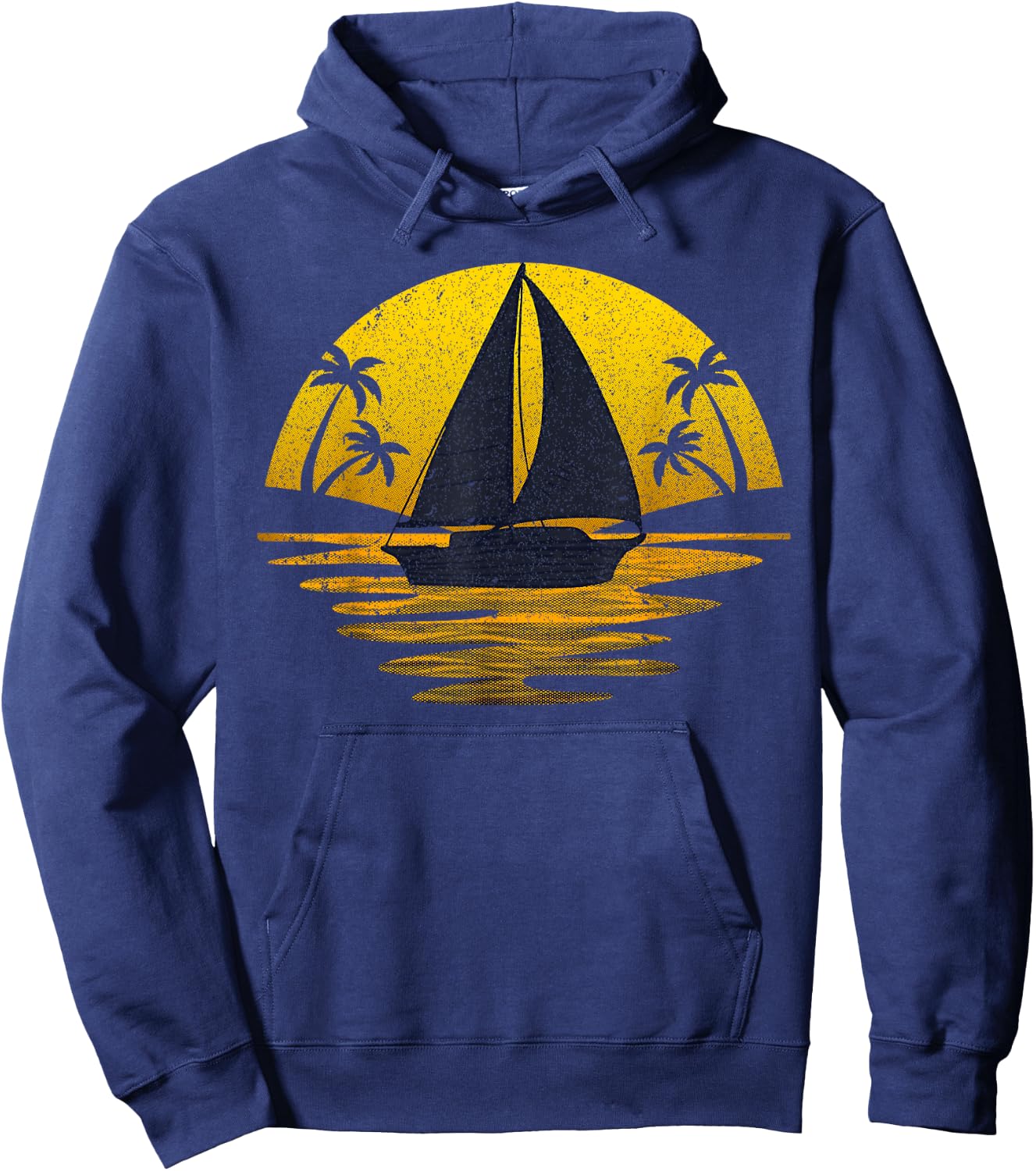 Cute Sailing Design Women Sailboat Sail Sailing Ship Hoodie - Hoodie | Navy