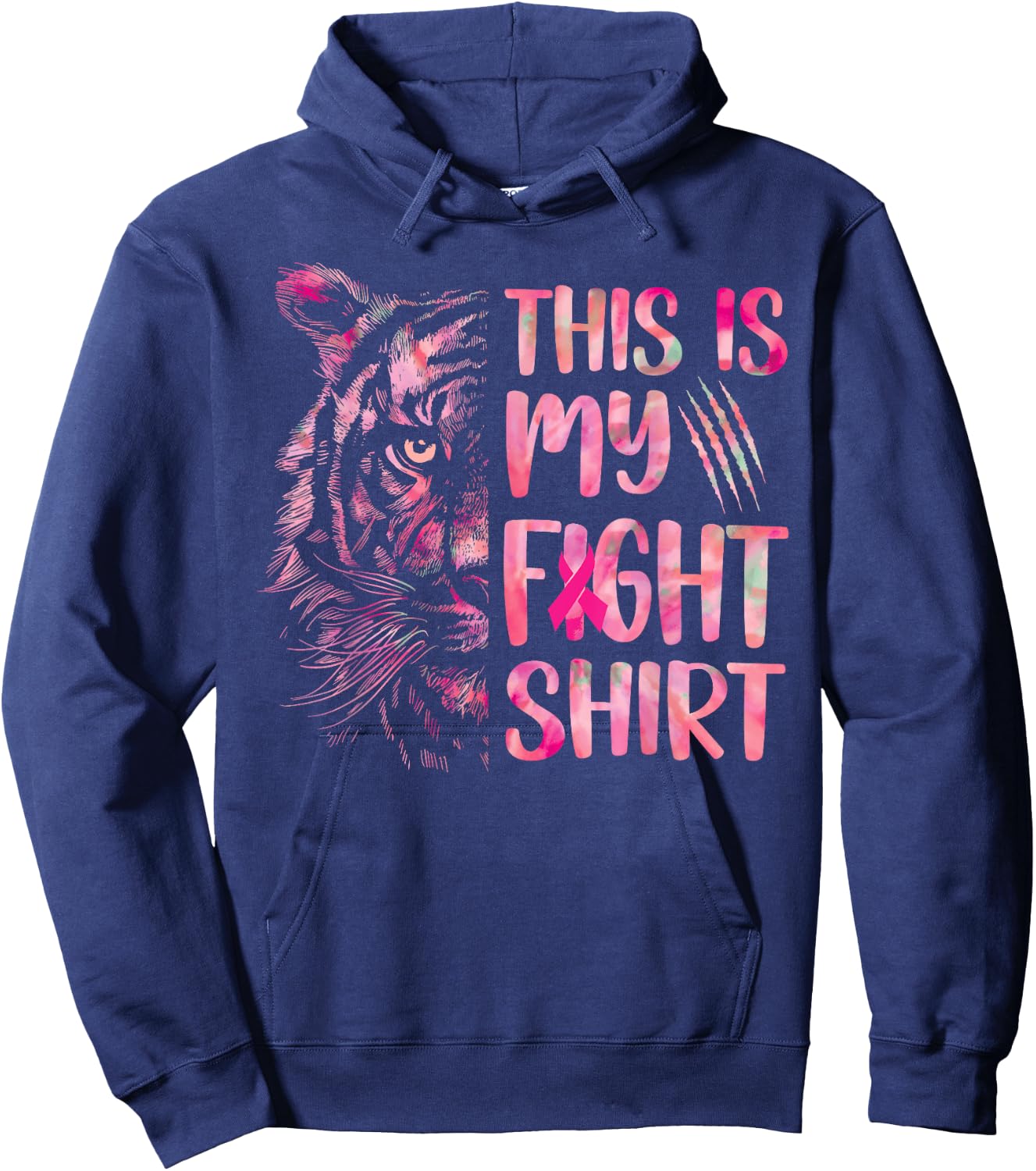 This Is My Fight Shirt Breast Cancer Awareness Month 2023 Hoodie - Hoodie | Navy
