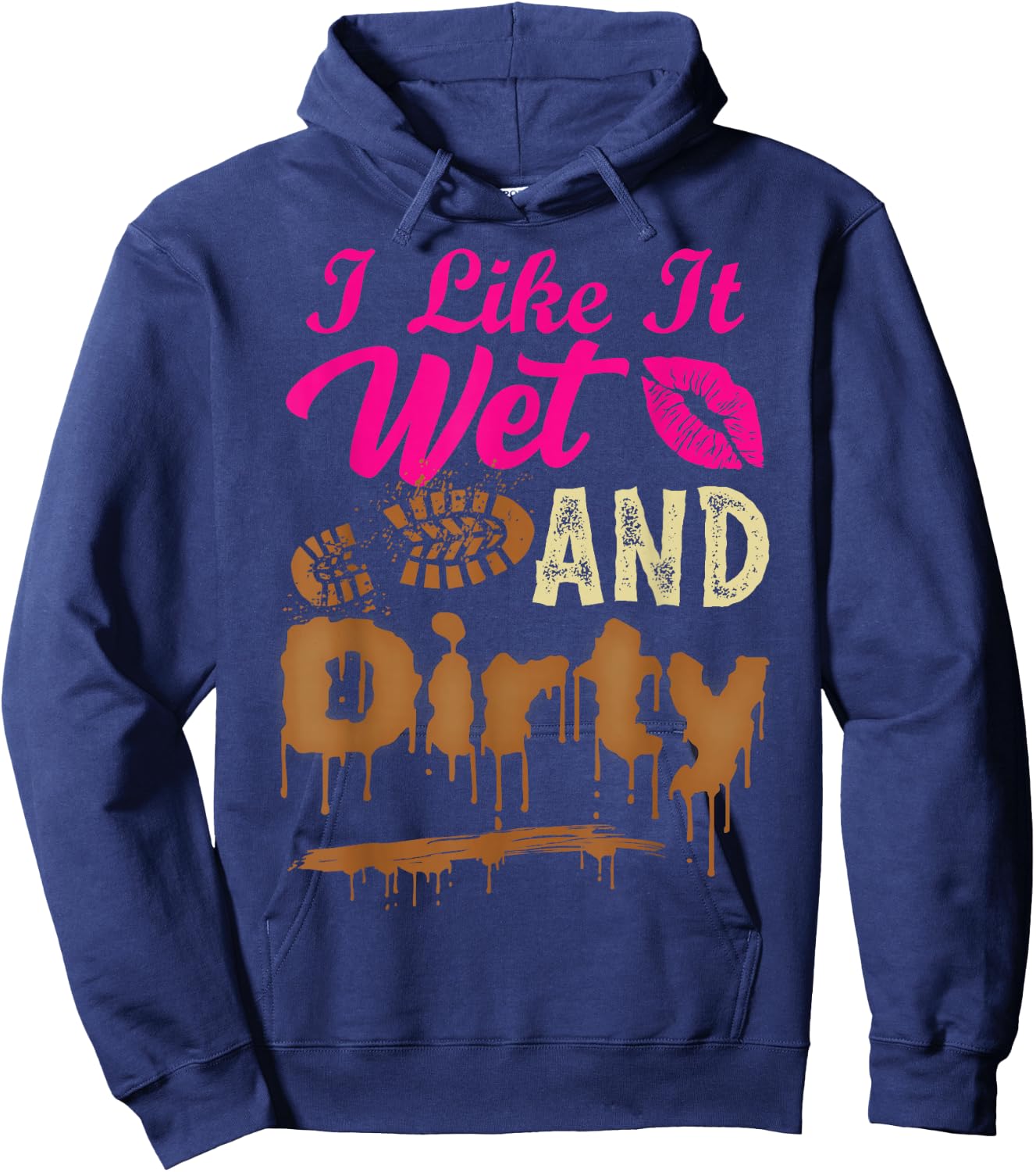 Mud Run Girl Hoodie - Hoodie | Navy