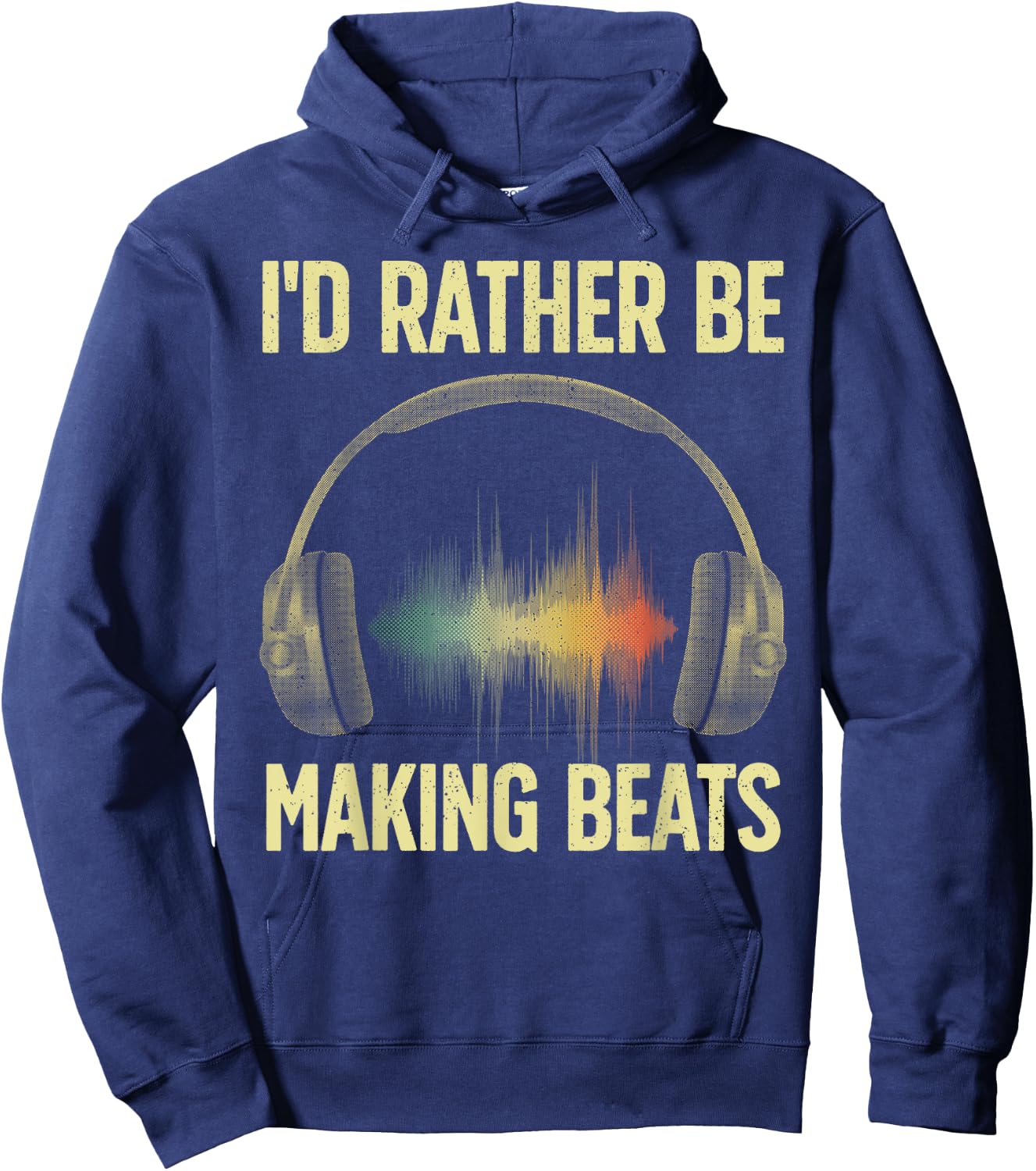 Cool Music Producer Art Women Disc Jockey Beat Maker Hoodie - Hoodie | Navy