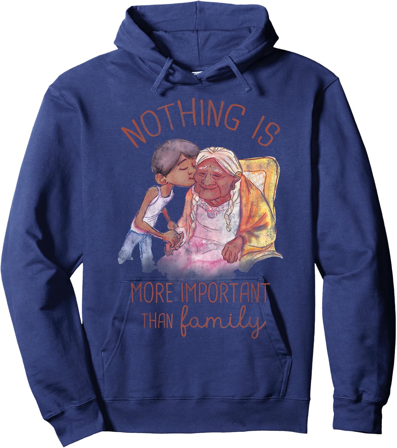 Disney Pixar Coco Nothing is More Important Than Family Shot Hoodie - Hoodie | Navy