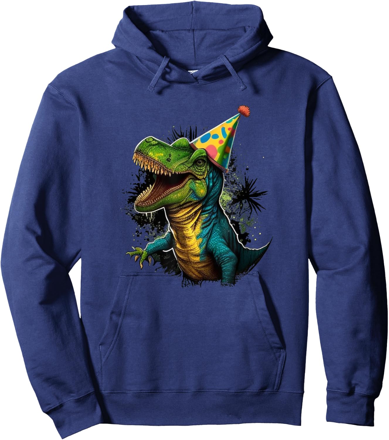 Adult Dinosaur Birthday Party Hoodie - Hoodie | Navy