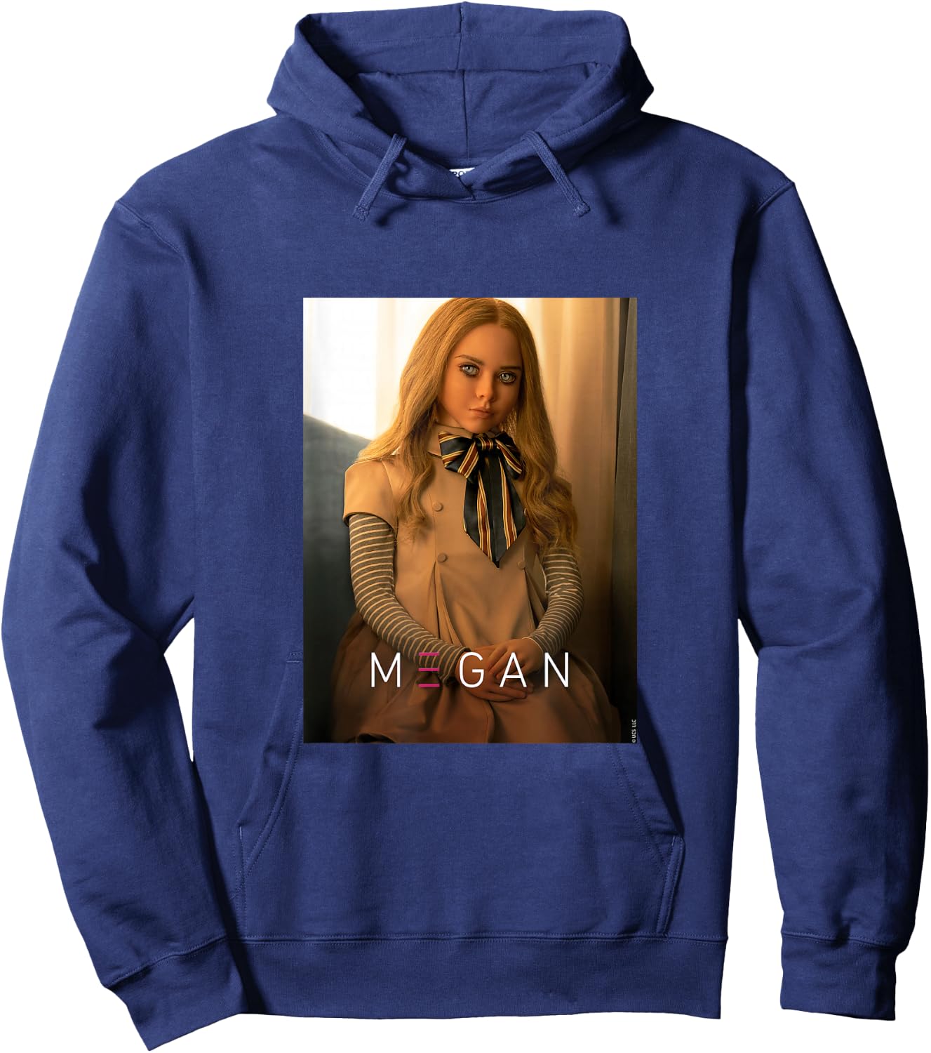 Megan Portrait Hoodie - Hoodie | Navy
