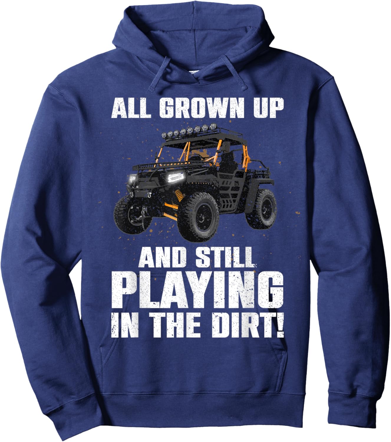 Cute Side-By-Side Art Women Offroad Mudding SxS UTV Hoodie - Hoodie | Navy