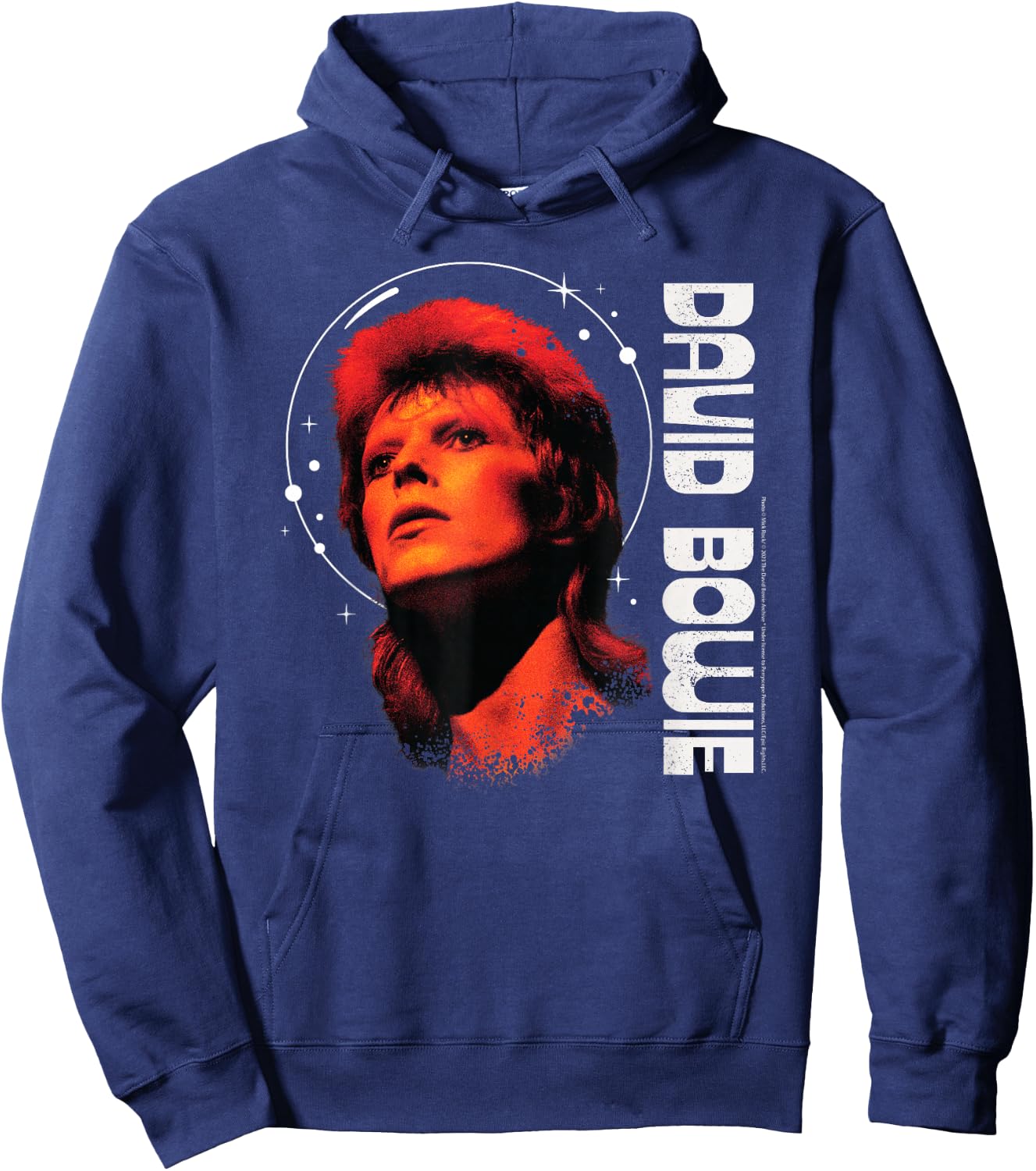 David Bowie- Bowie Constellation Hoodie - Hoodie | Navy