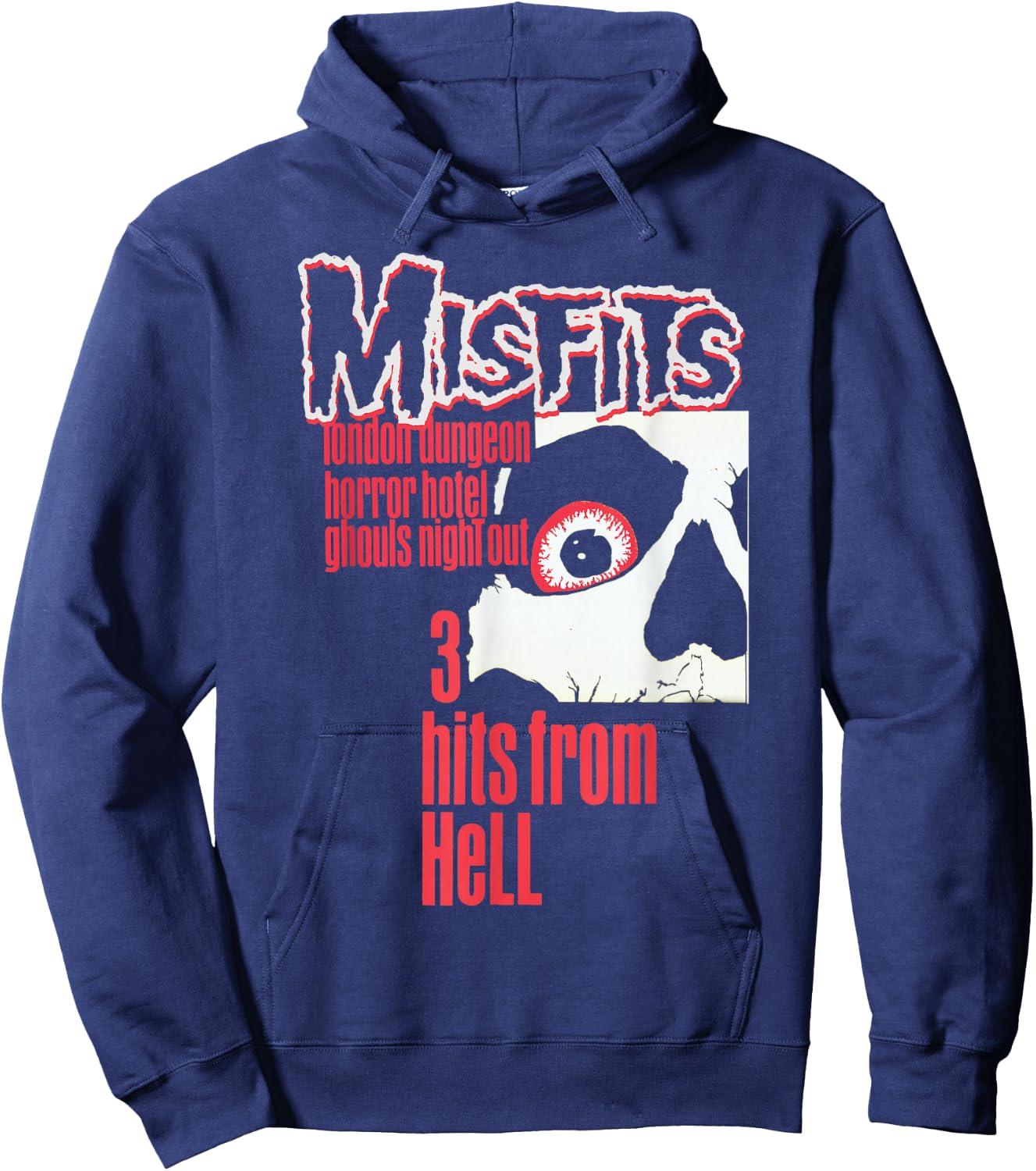 Misfits – 3 Hits from Hell Hoodie - Hoodie | Navy